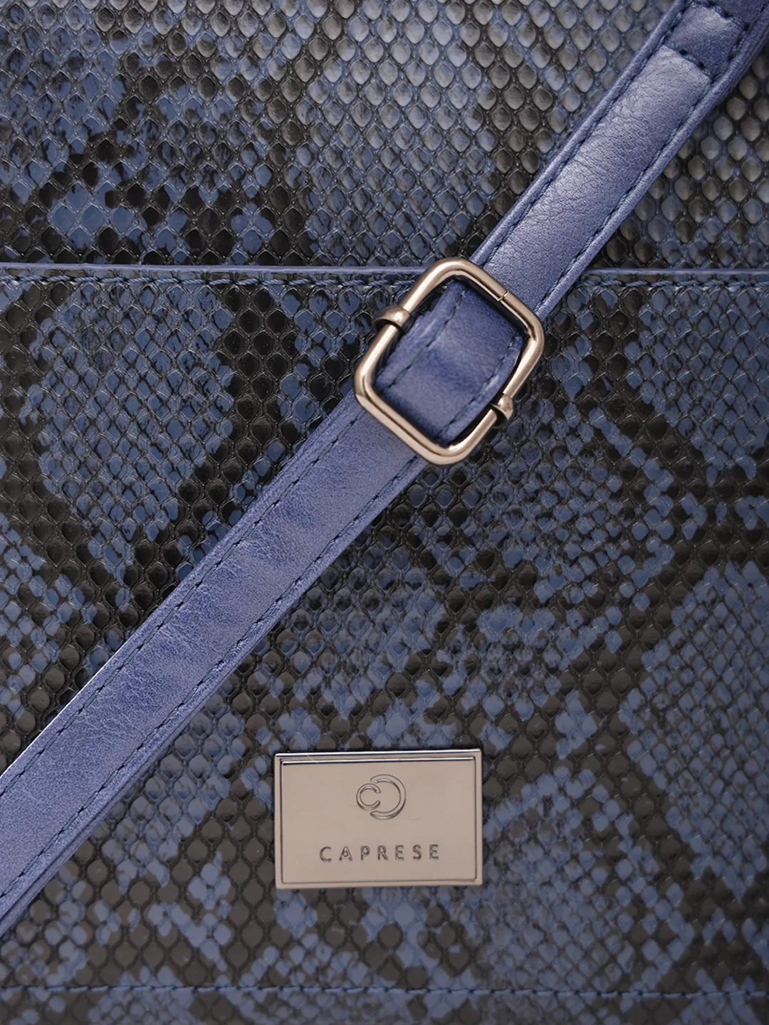 Caprese Saylor Small Blue Sling Bag - Image 9