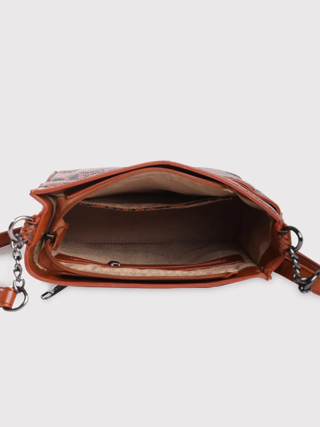 Caprese Saylor Small Tan Sling Bag - Image 6