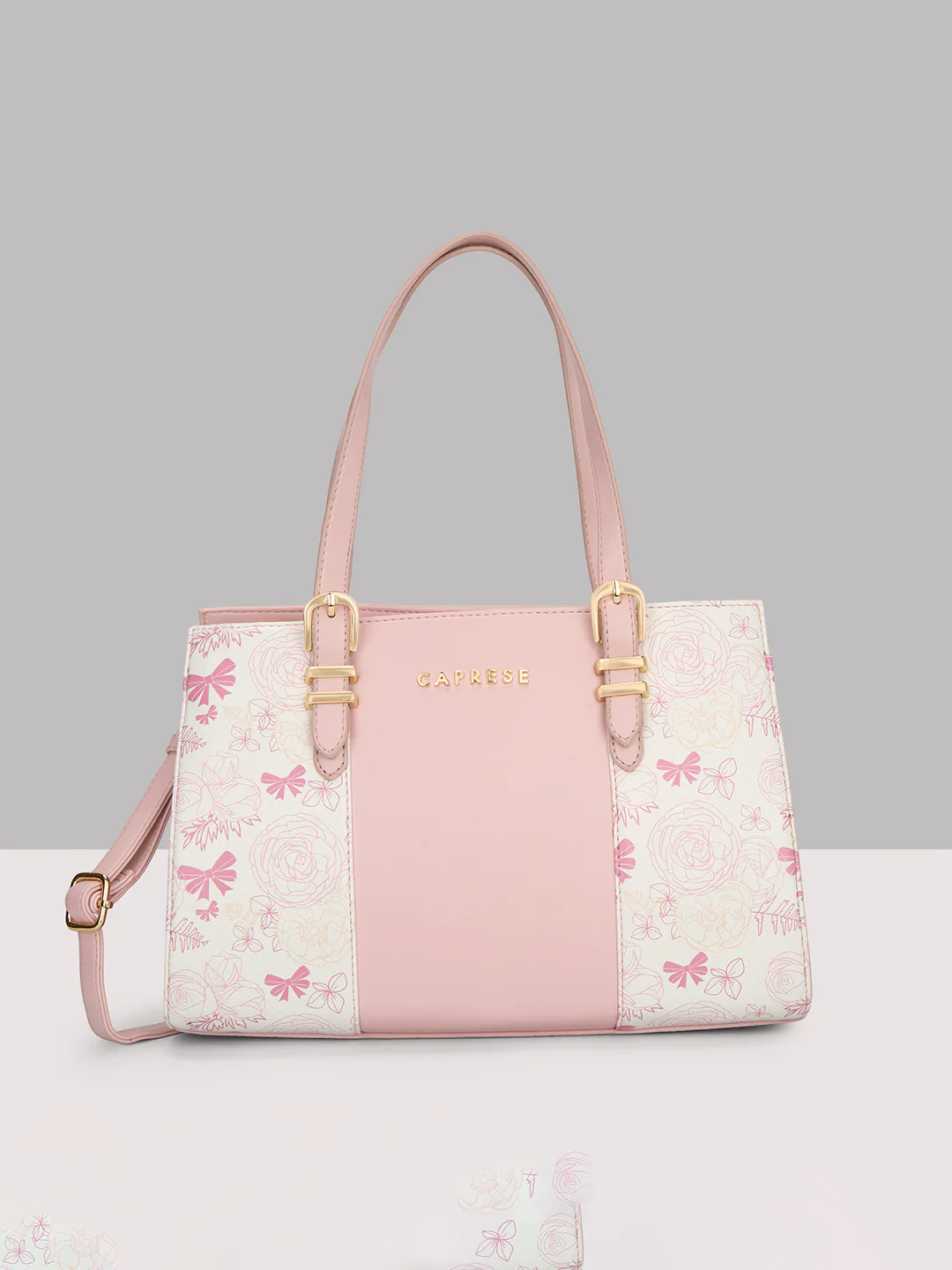 Caprese Scarlet Medium Pink Sorbet Satchel Bag - Image 10