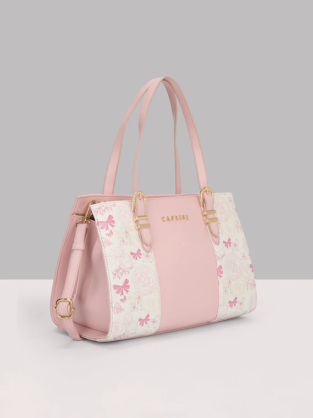 Caprese Scarlet Medium Pink Sorbet Satchel Bag - Image 11