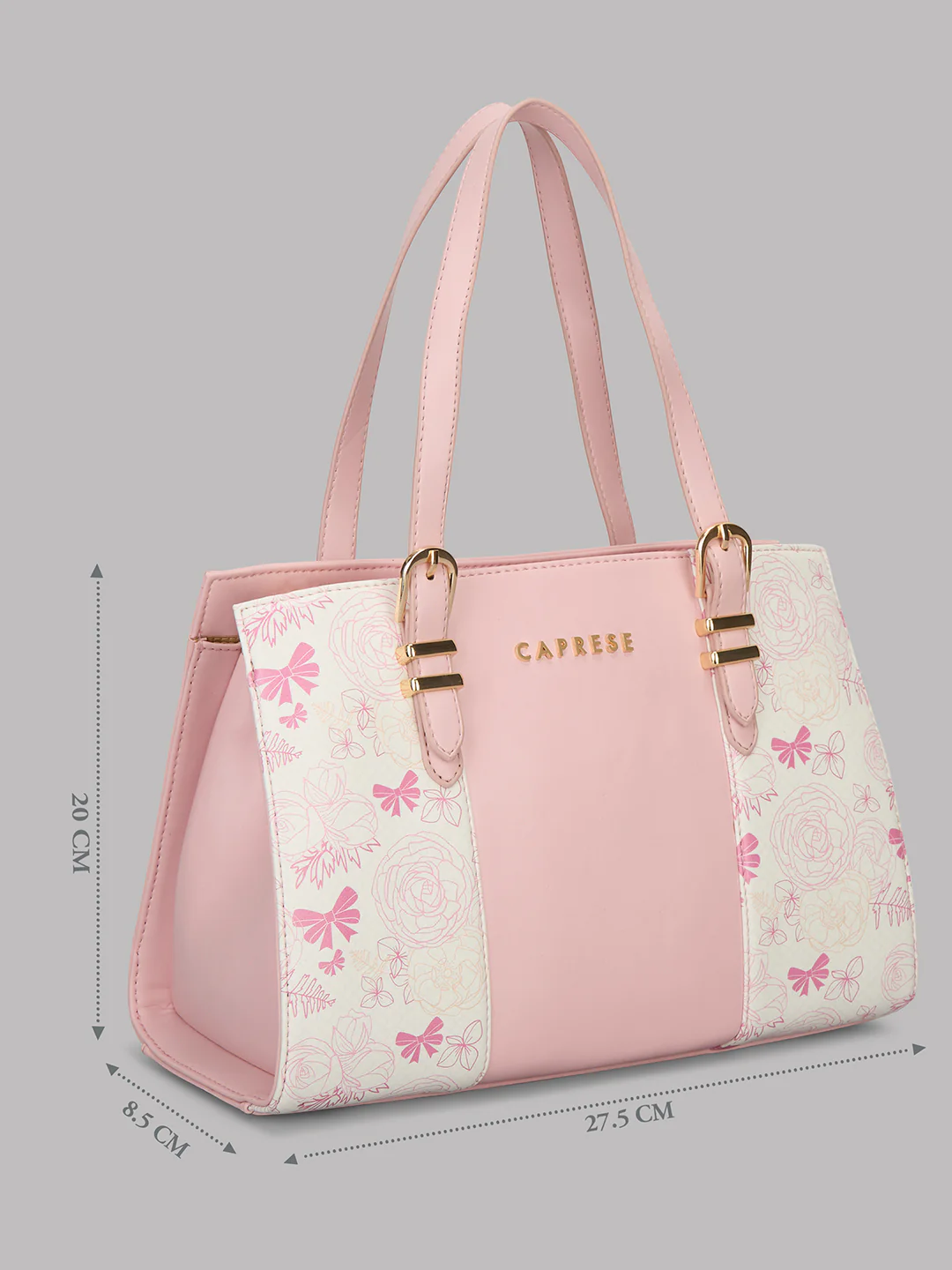 Caprese Scarlet Medium Pink Sorbet Satchel Bag - Image 17