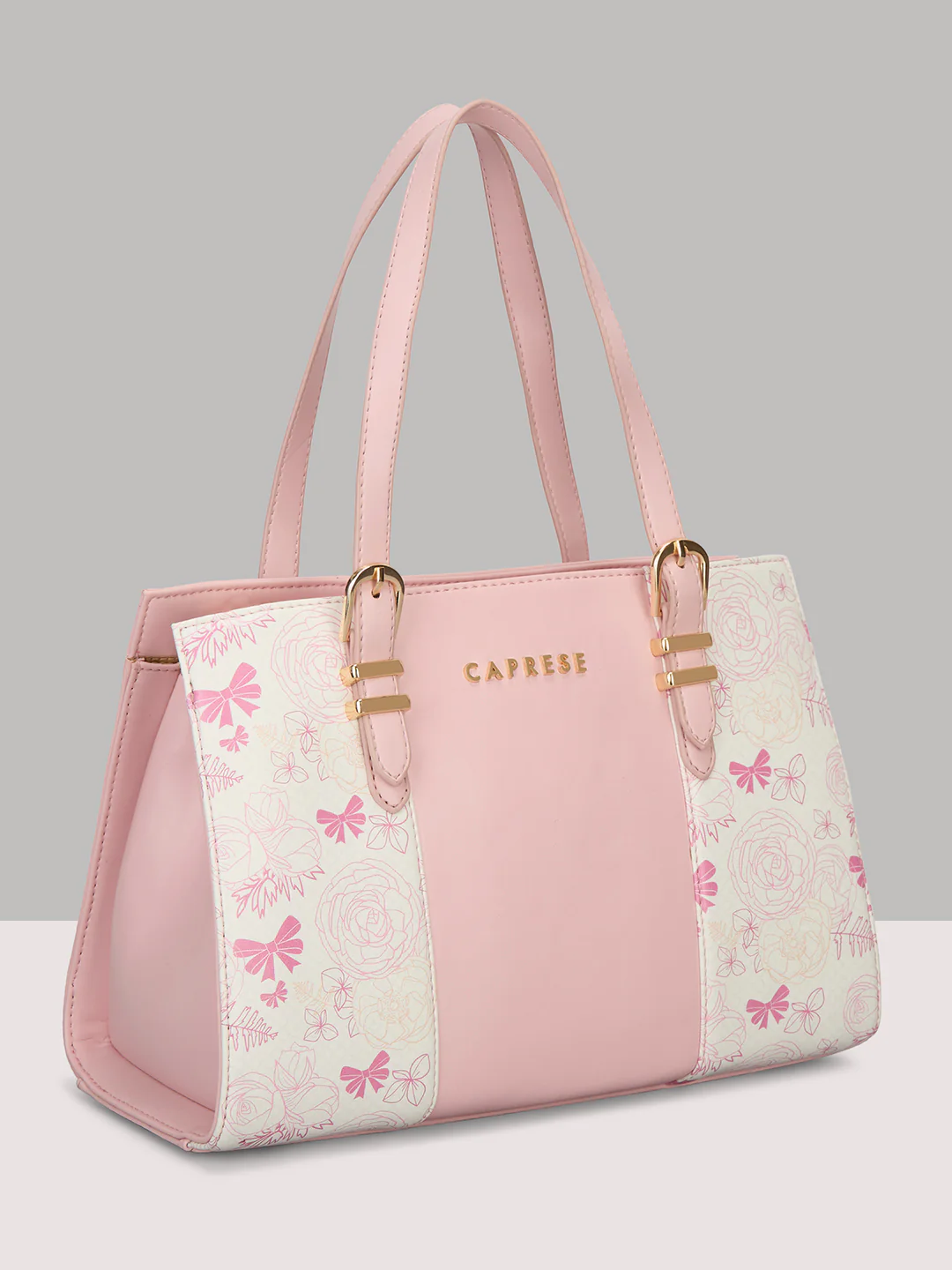 Caprese Scarlet Medium Pink Sorbet Satchel Bag - Image 3