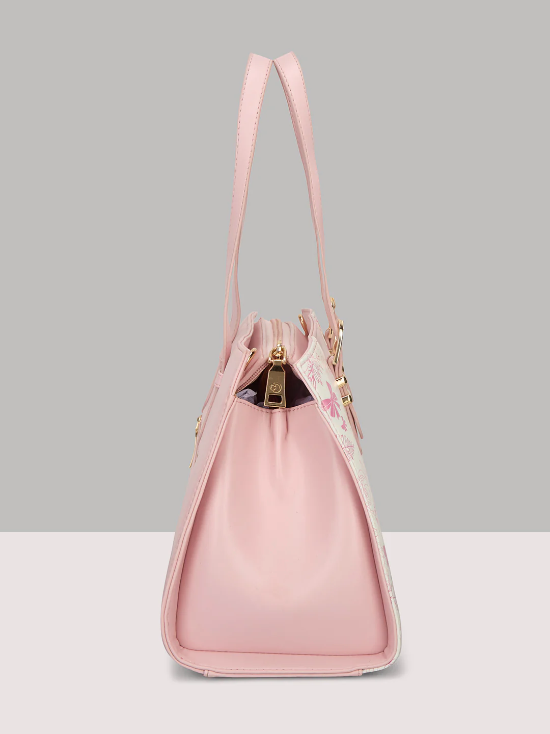 Caprese Scarlet Medium Pink Sorbet Satchel Bag - Image 5