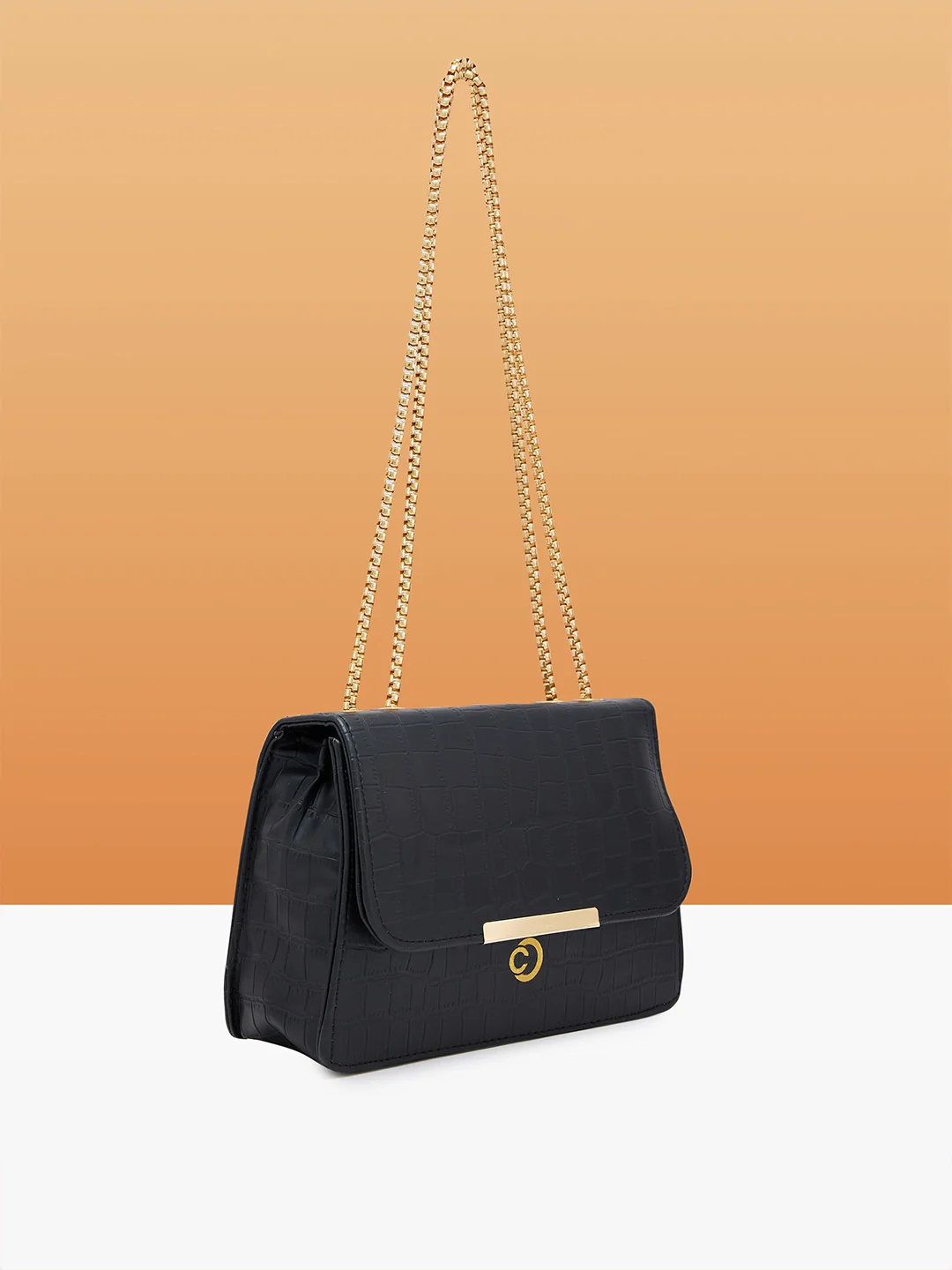 Caprese Selena Medium Black Sling Bag - Image 4