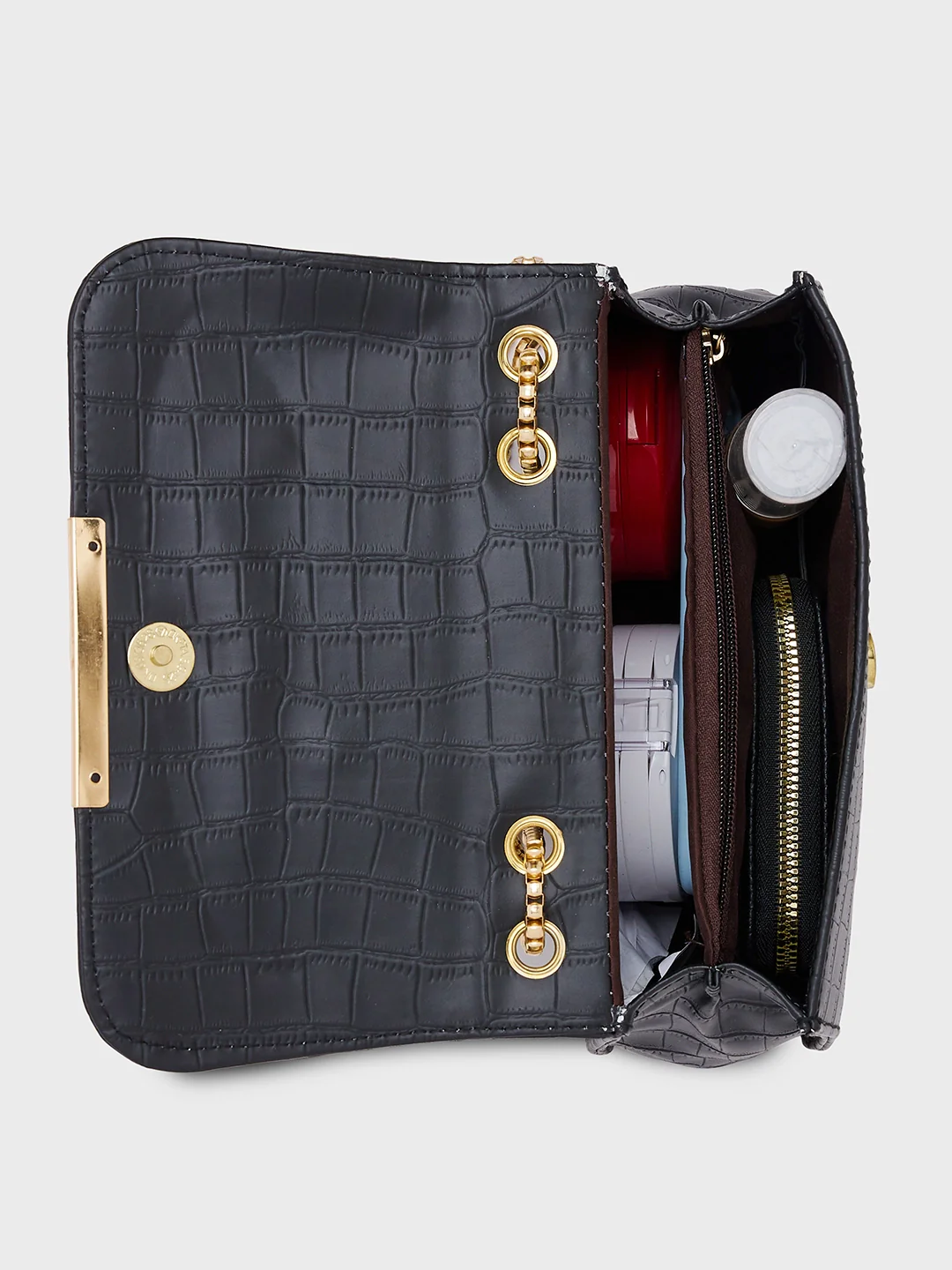 Caprese Selena Medium Black Sling Bag - Image 8
