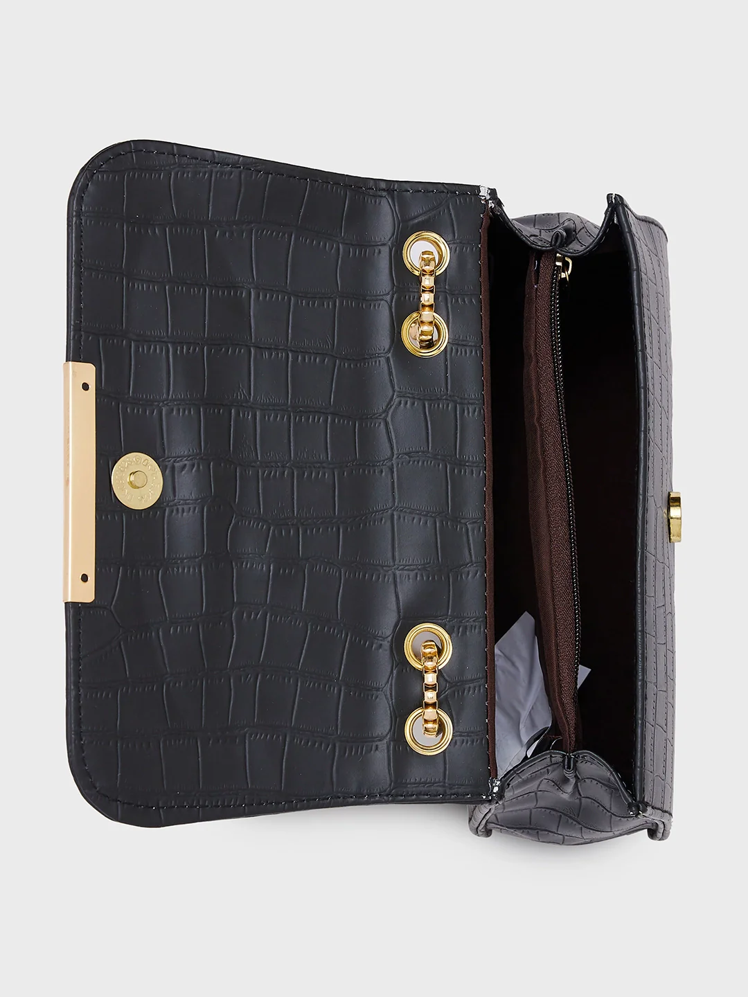 Caprese Selena Medium Black Sling Bag - Image 9