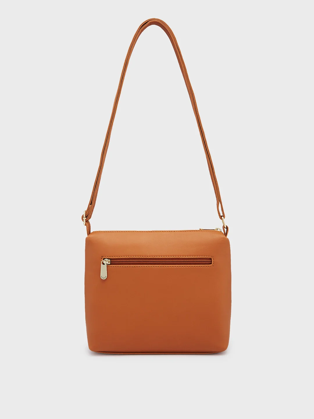 Caprese Serene Small Tan Sling Bag - Image 4