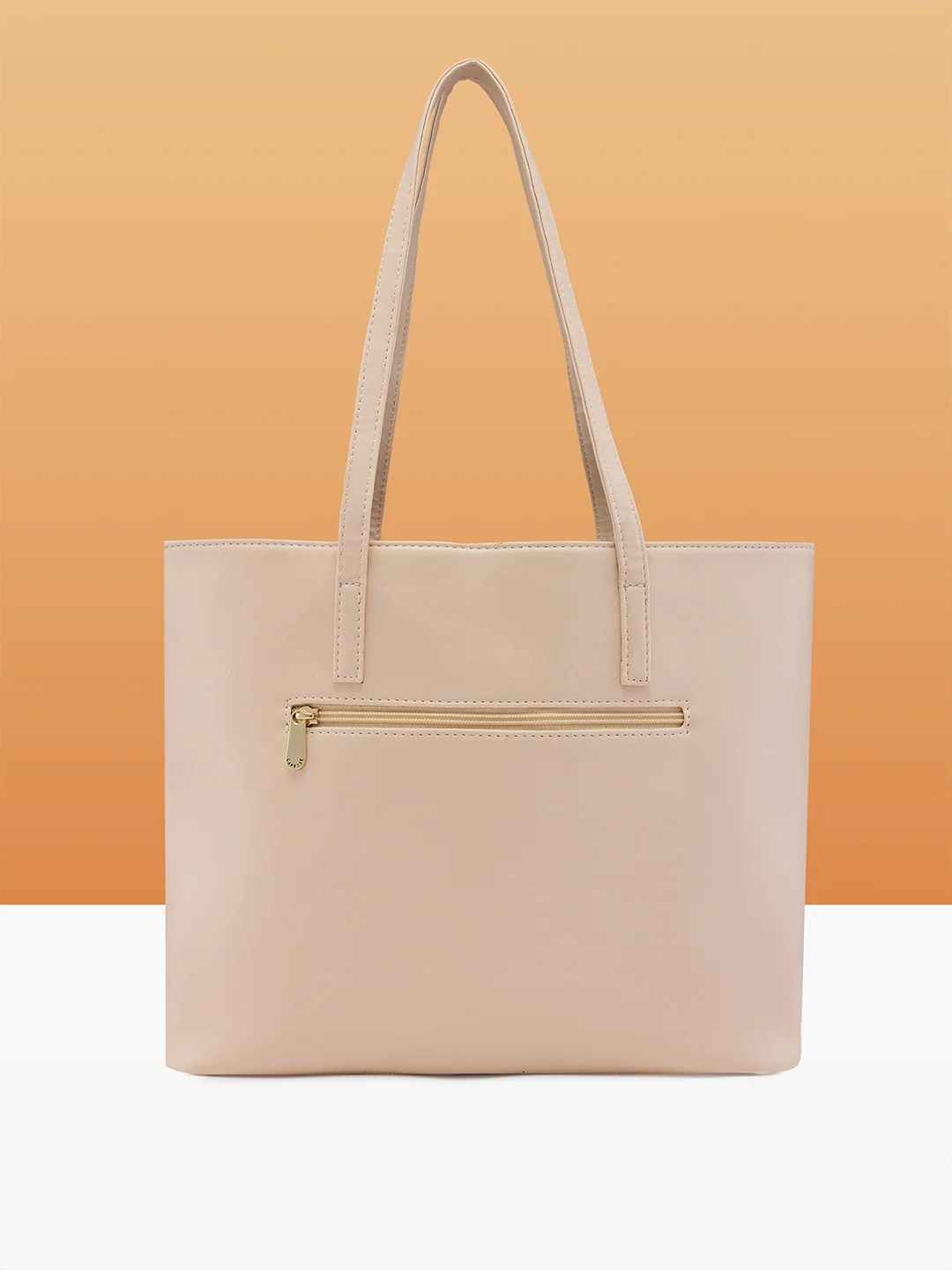 Caprese Serene Medium Off White Tote Bag - Image 3