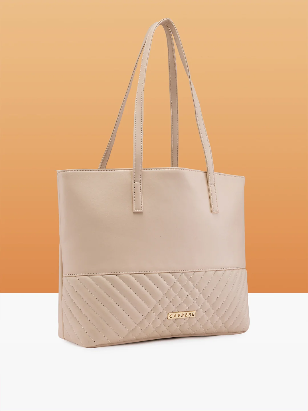 Caprese Serene Medium Off White Tote Bag - Image 4