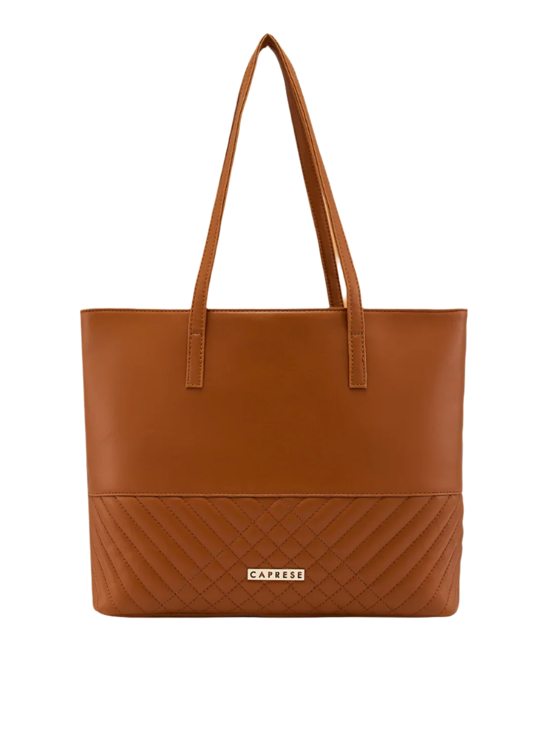 Caprese Serene Medium Tan Tote Bag