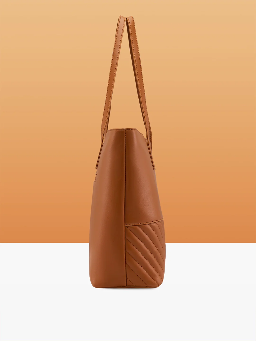 Caprese Serene Medium Tan Tote Bag - Image 12