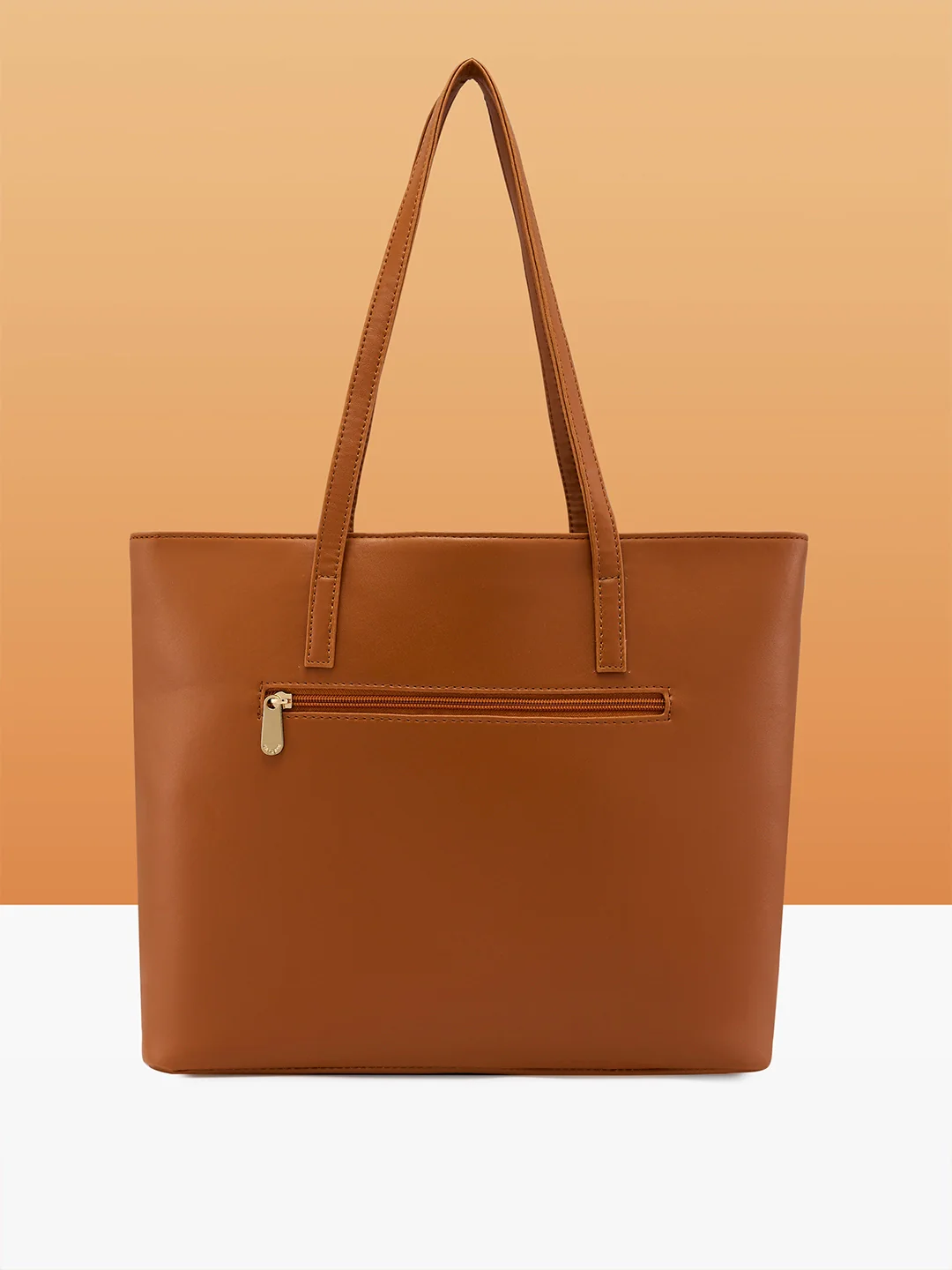 Caprese Serene Medium Tan Tote Bag - Image 3