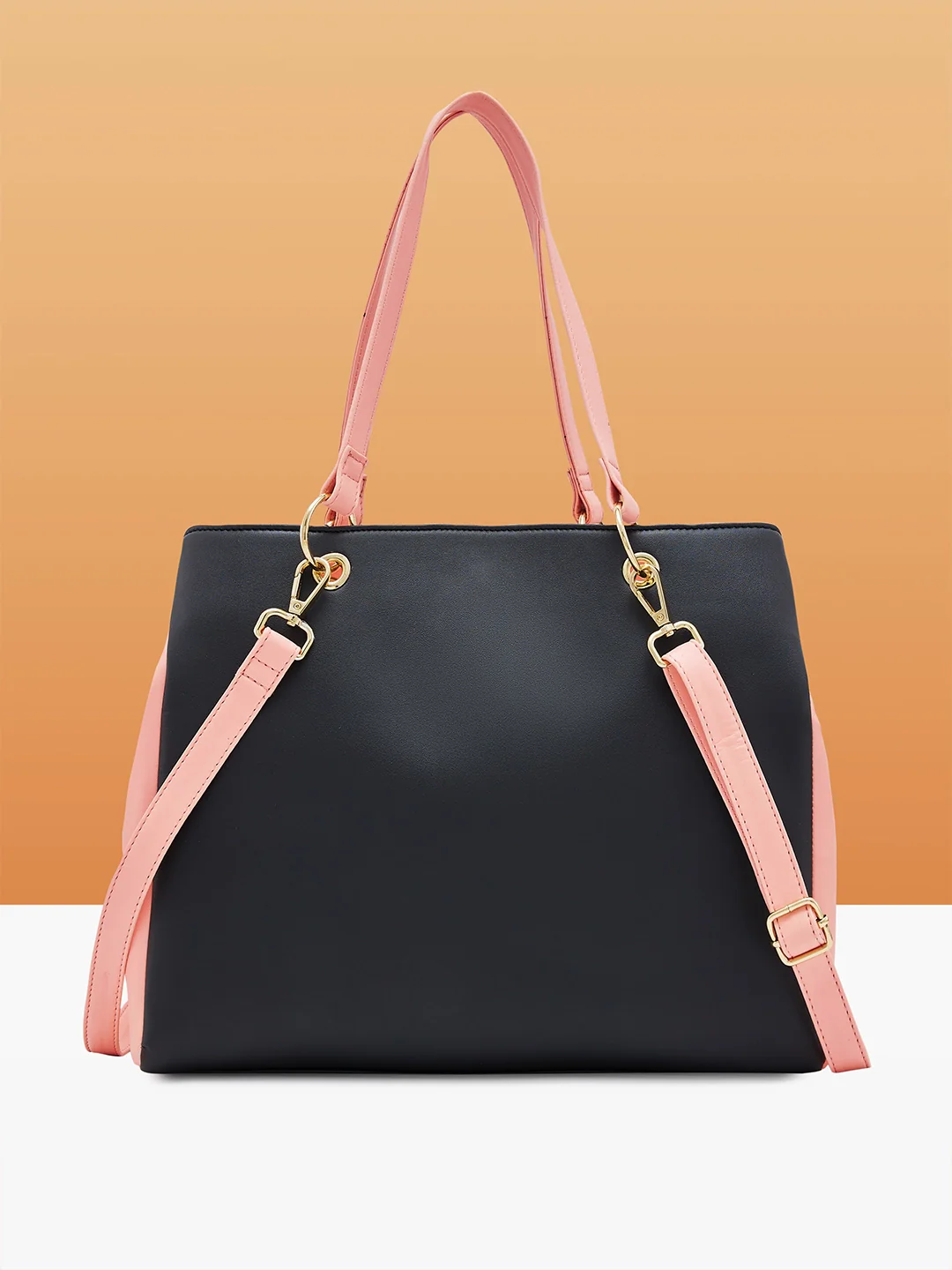 Caprese Seri Small Black Satchel Bag - Image 3
