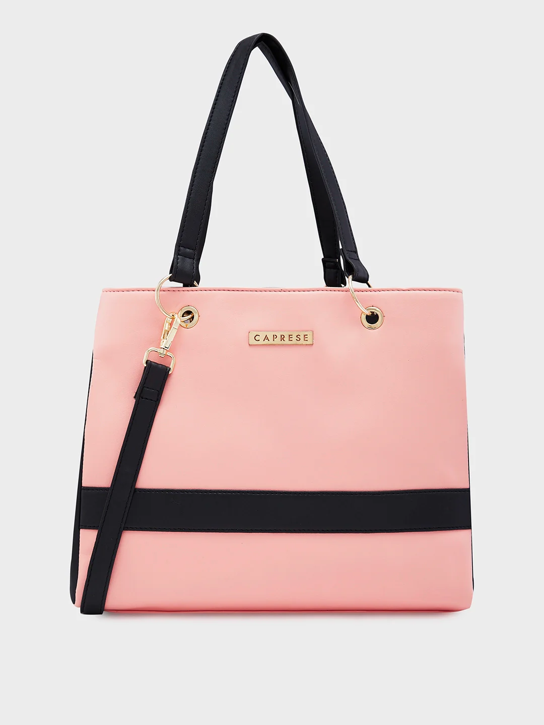 Caprese Seri Small Blush Pink Satchel Bag