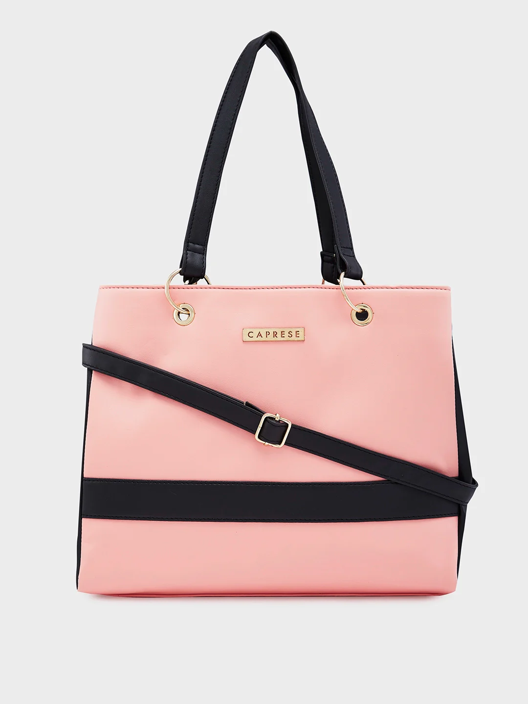 Caprese Seri Small Blush Pink Satchel Bag - Image 10