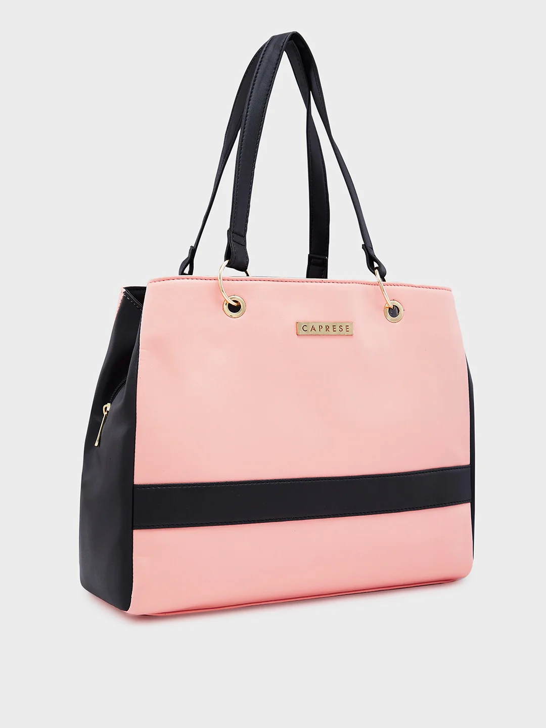 Caprese Seri Small Blush Pink Satchel Bag - Image 7