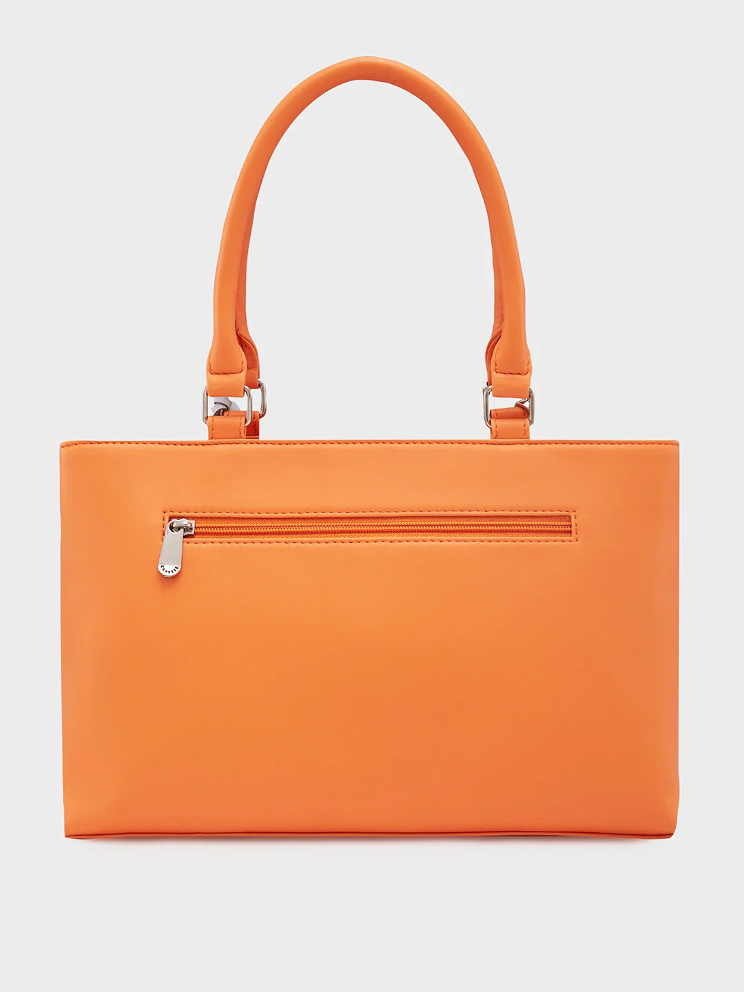 Caprese Shally Medium Orange Satchel Bag - Image 4