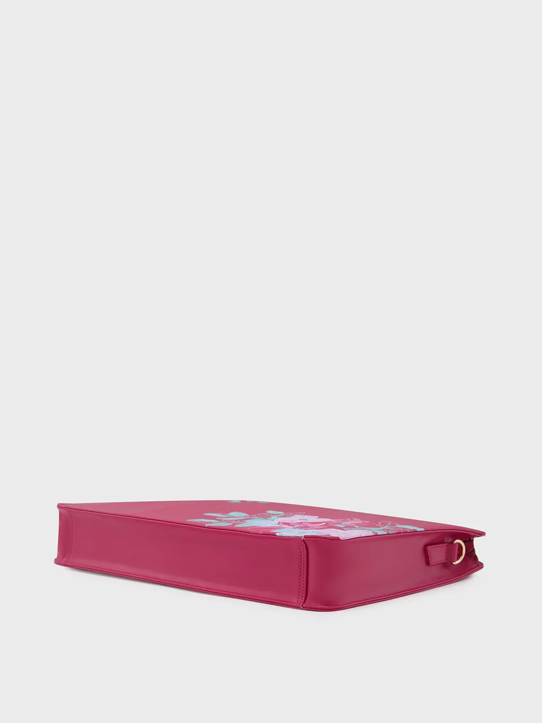Caprese Shanaya Printed Large Burgundy Laptop Bag - Image 5