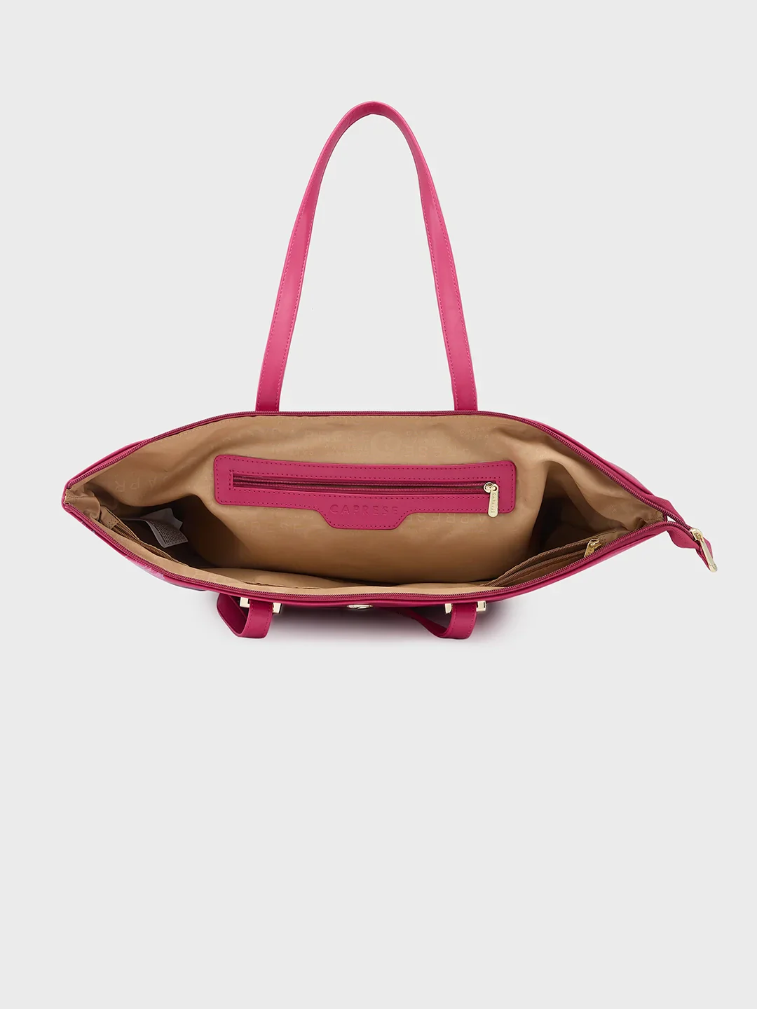 Caprese Shanaya Printed Large Burgundy Tote Bag - Image 9