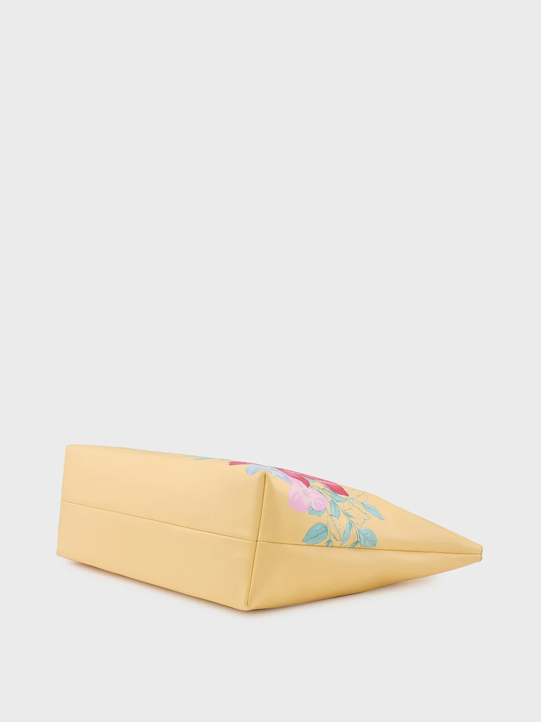 Caprese Shanaya Large Printed Yellow Tote Bag - Image 5