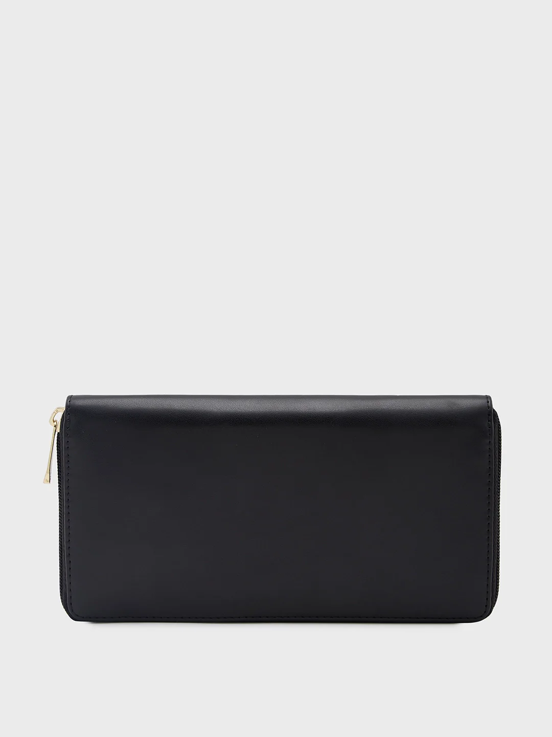 Caprese Shanaya Large Black Printed Zip Around Wallet - Image 3