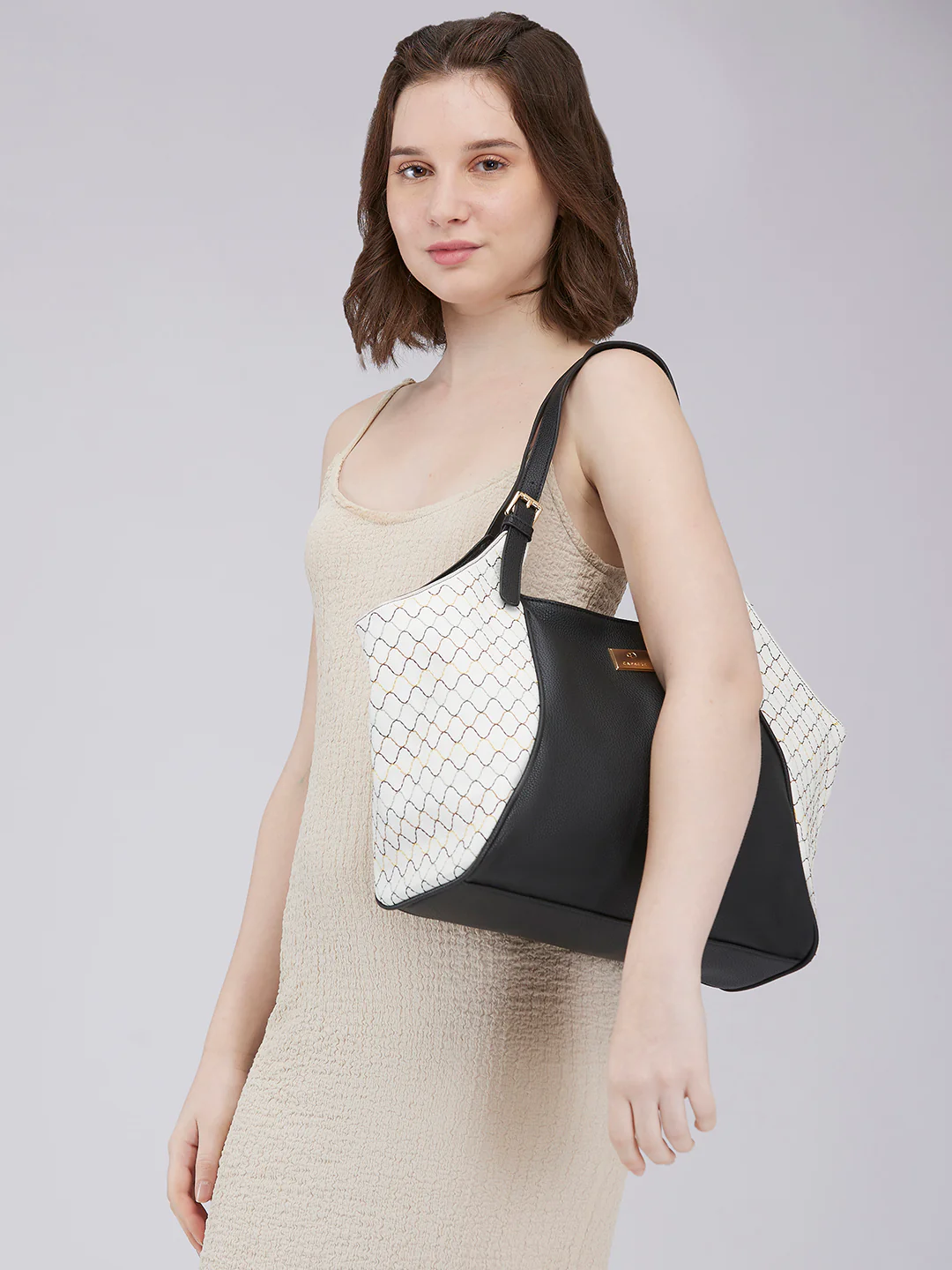 Caprese Shane Large Black Hobo Bag - Image 13