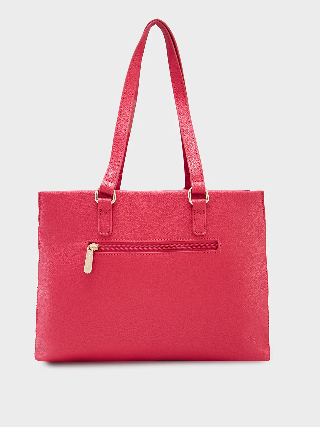 Caprese Shane Large Magenta Satchel Bag - Image 3