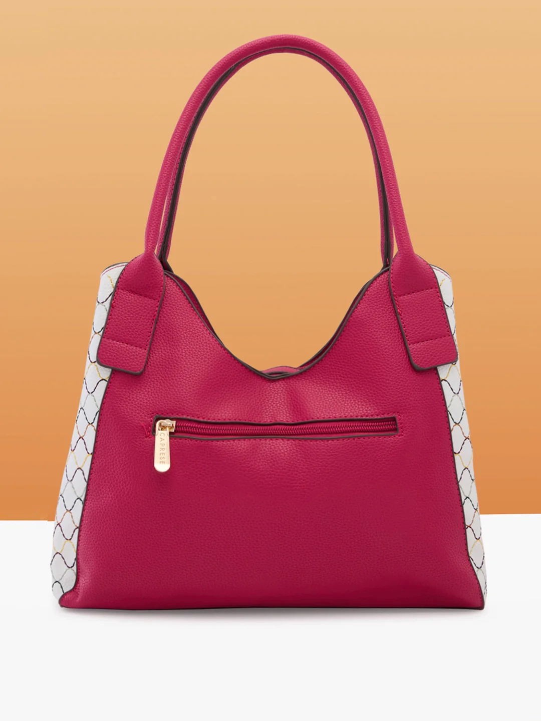 Caprese Shane Medium Magenta Hobo Bag - Image 4
