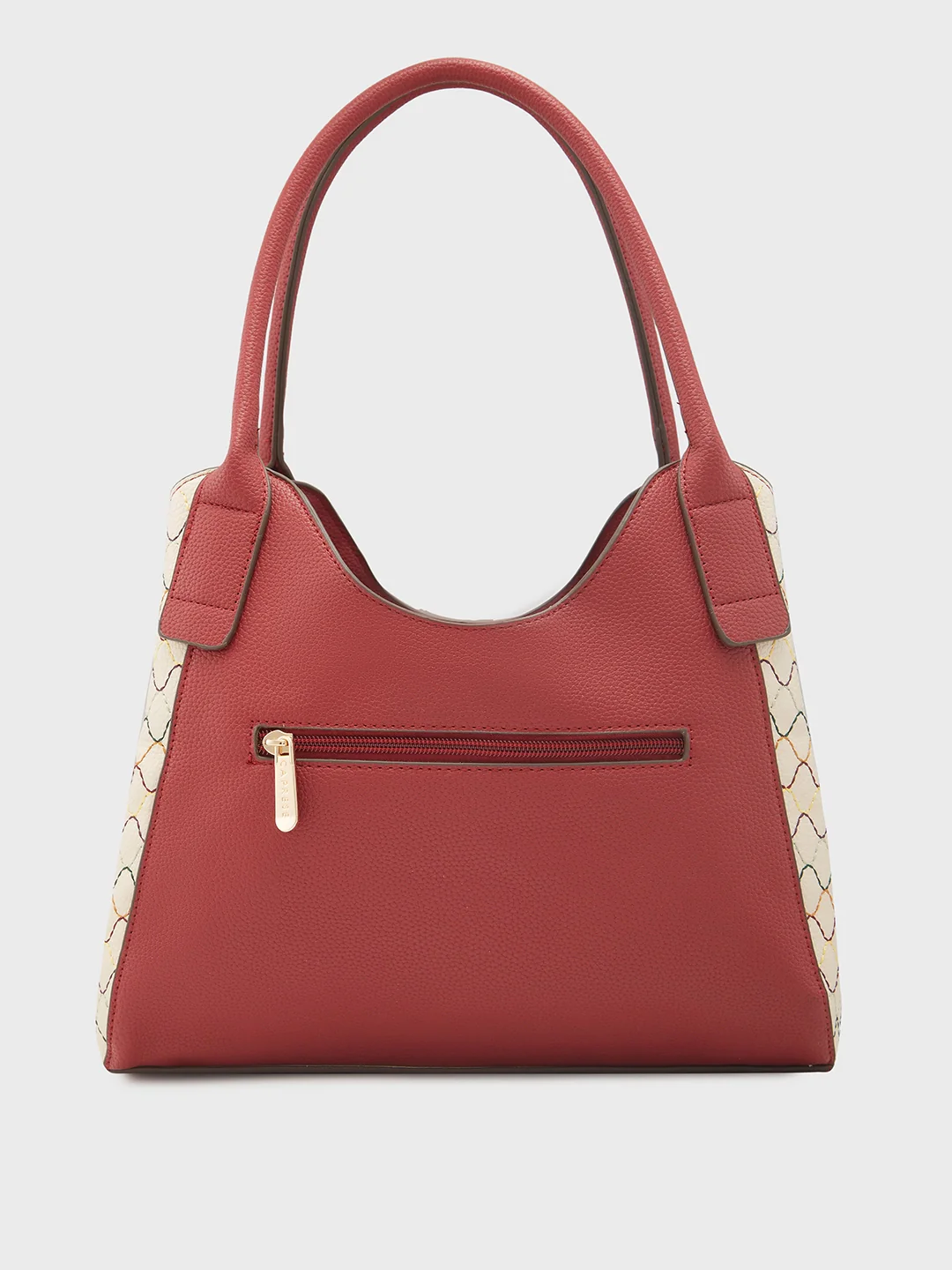 Caprese Shane Medium Maroon Hobo Bag - Image 3