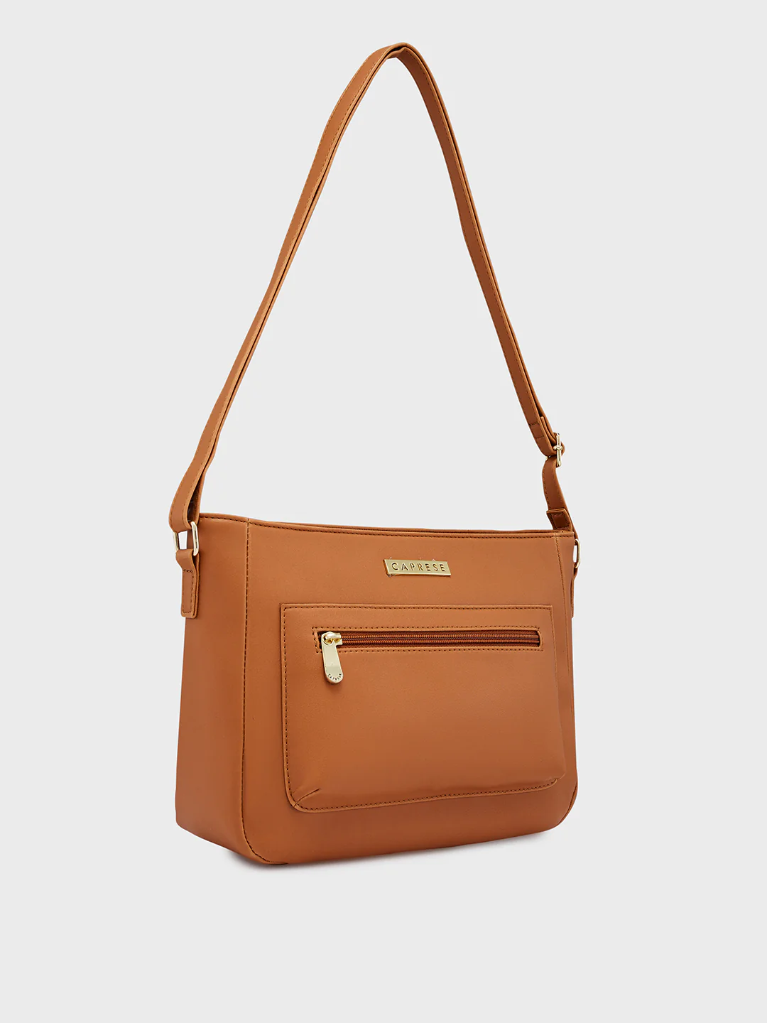 Caprese Shanon Large Tan Sling Bag - Image 5
