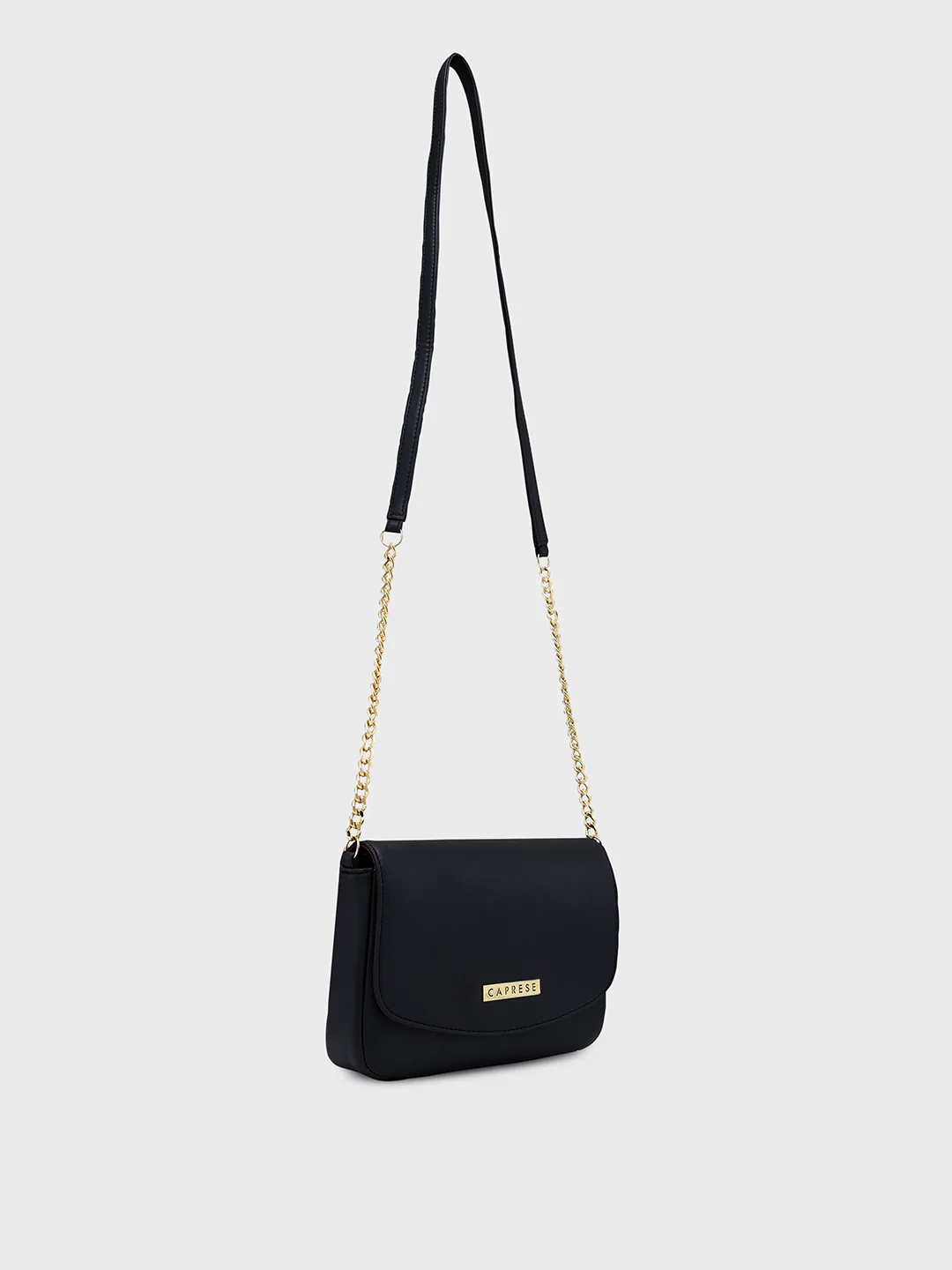 Caprese Shaun Small Black Sling Bag - Image 4