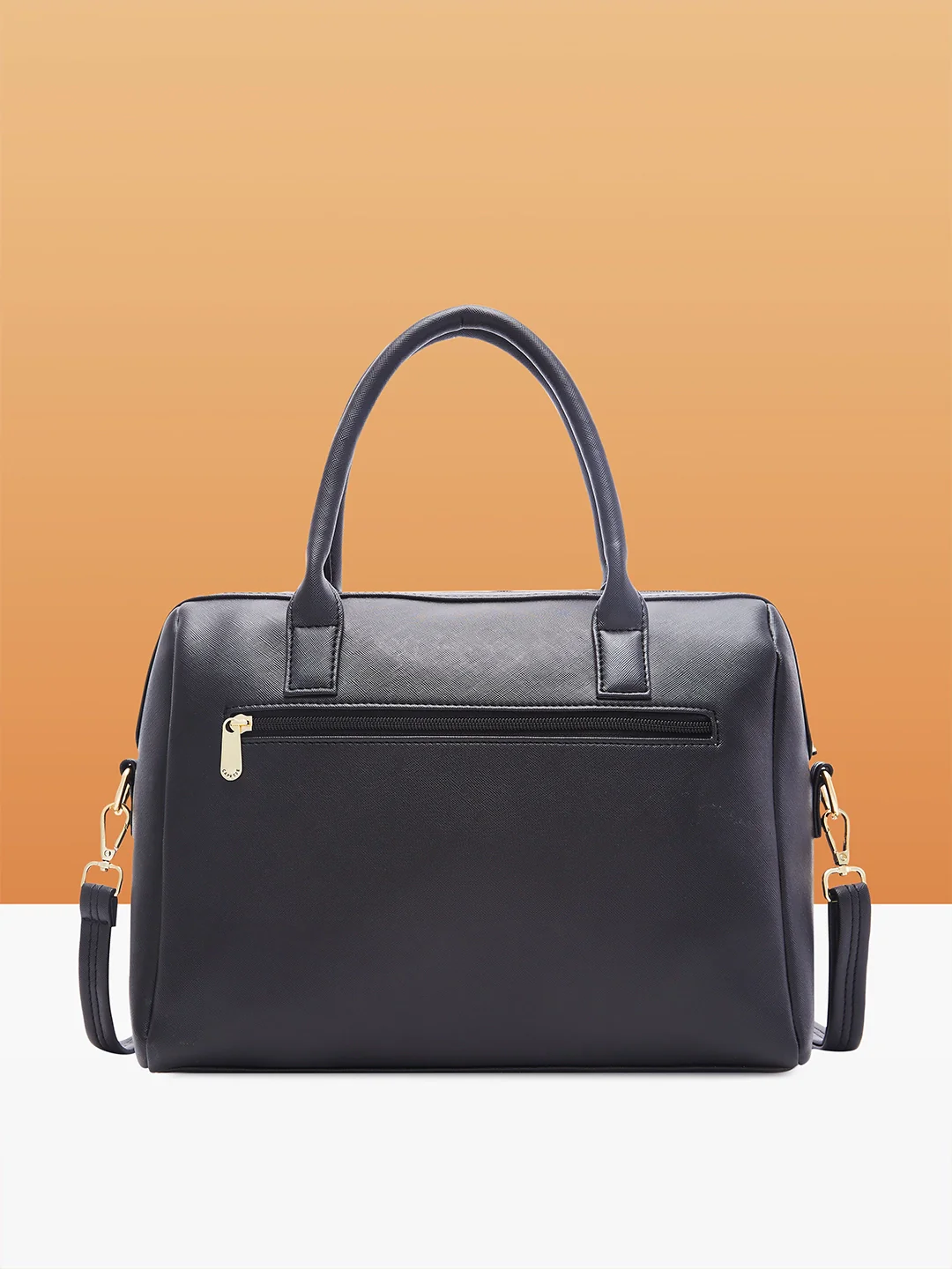 Caprese Shavon Medium Black Satchel Bag - Image 6