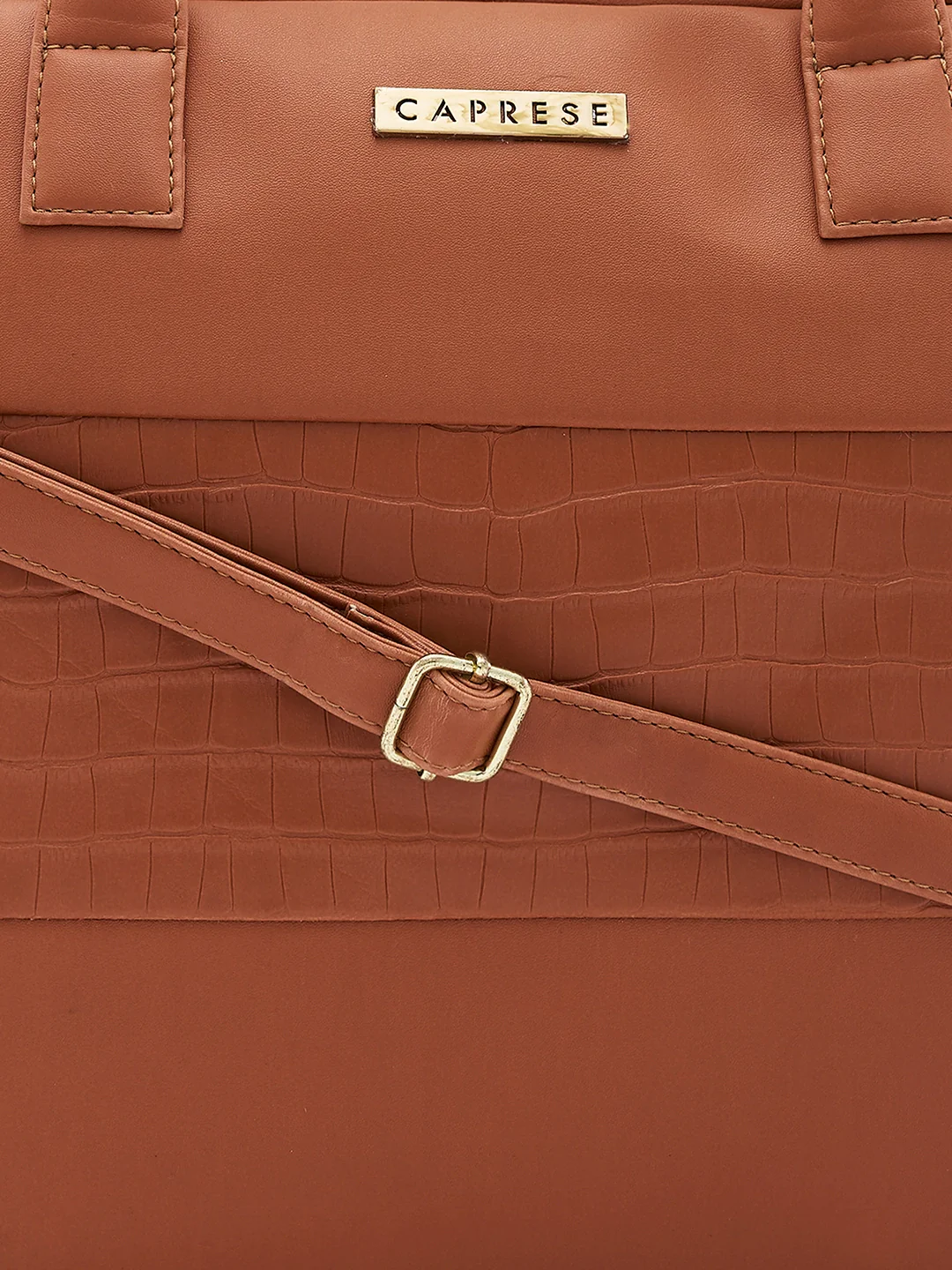 Caprese Shawn Medium Tan Laptop Bag - Image 11