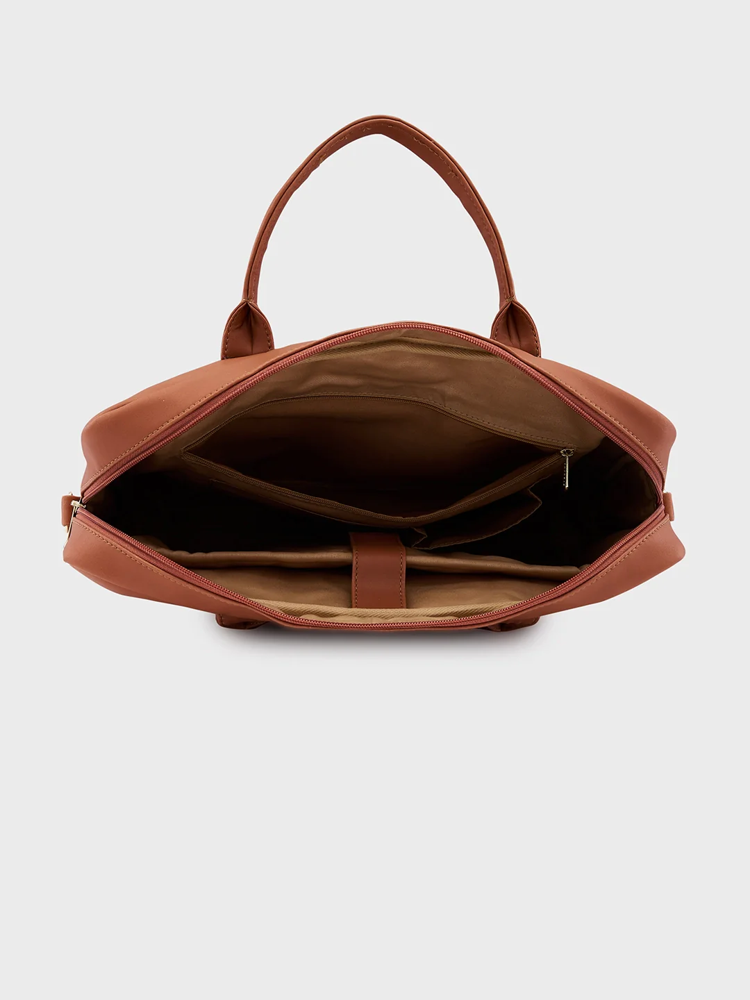 Caprese Shawn Medium Tan Laptop Bag - Image 8