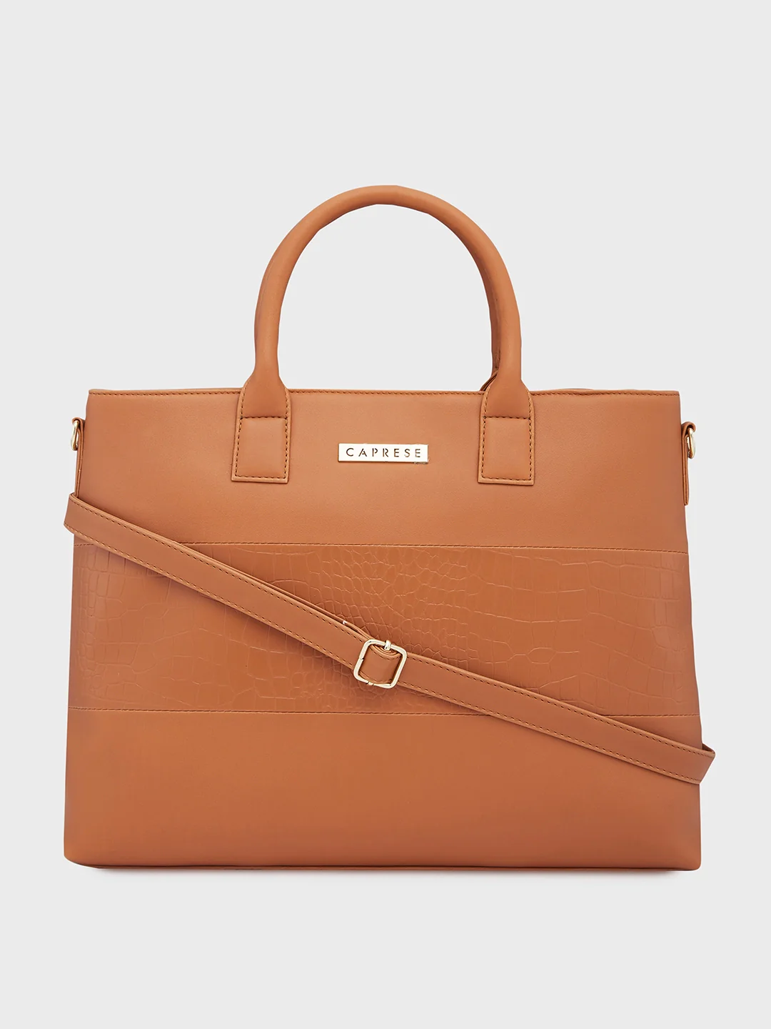 Caprese Shawn Medium Tan Tote Bag
