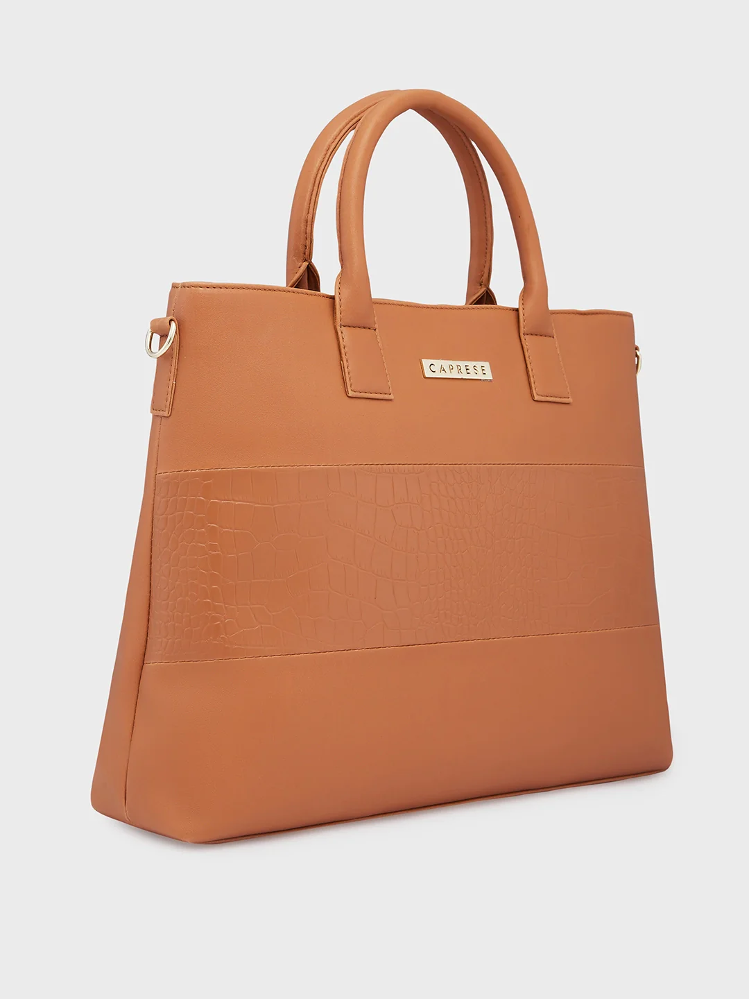 Caprese Shawn Medium Tan Tote Bag - Image 8