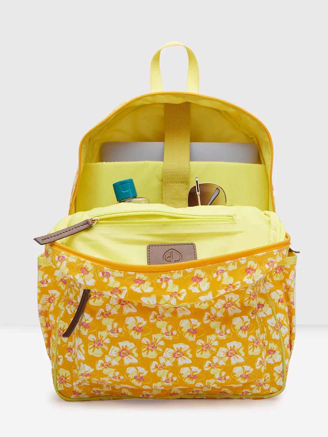 Caprese Shay Large Amber Yellow Laptop Backpack - Image 10