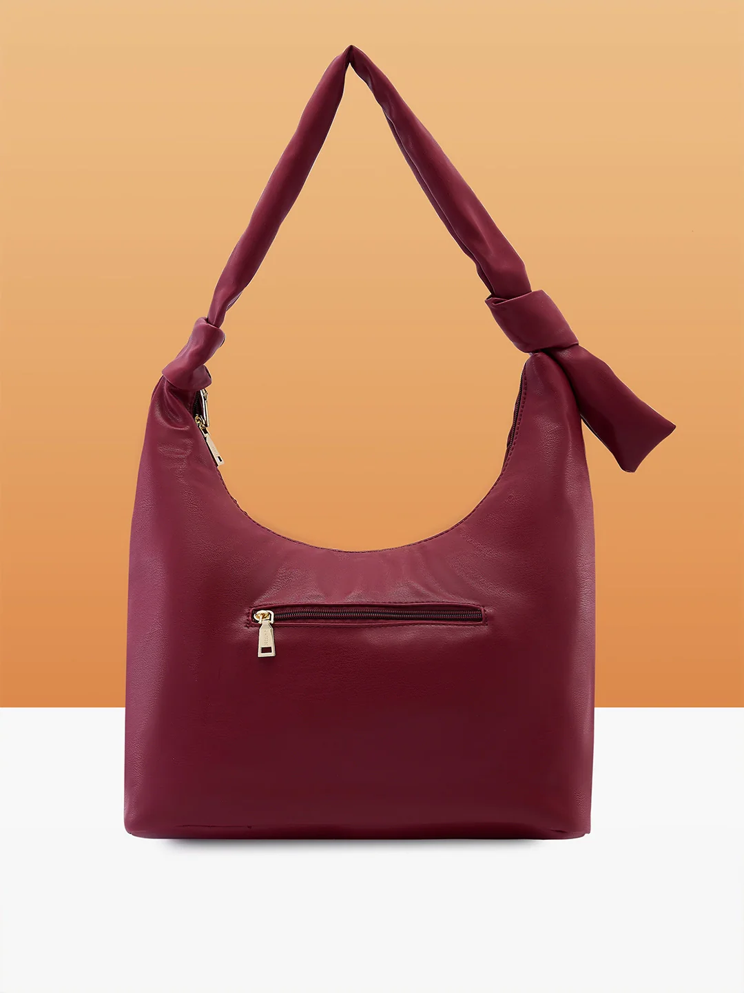 Caprese Shelbee Large Burgundy Hobo Bag - Image 2
