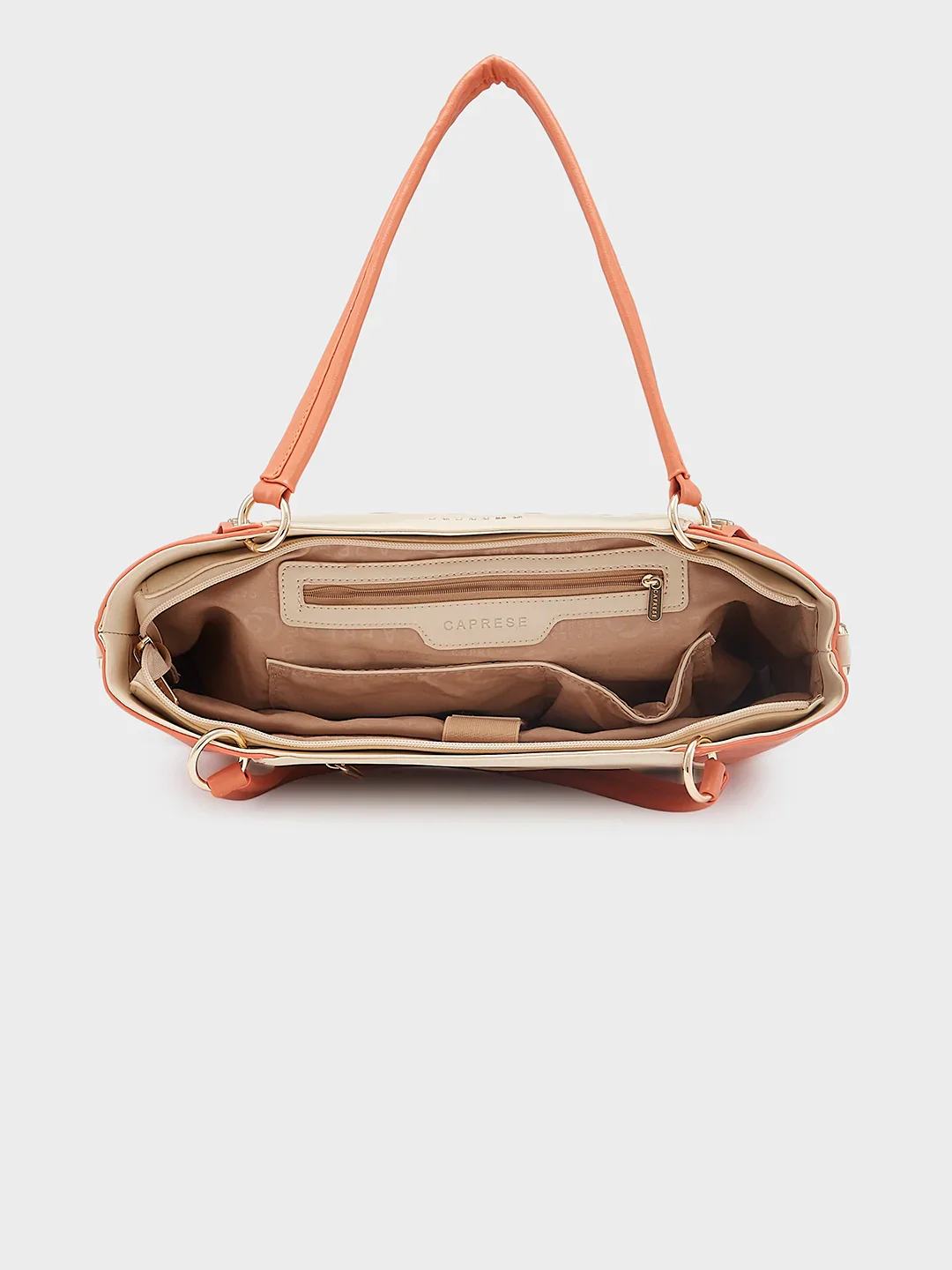 Caprese Shelby Large Beige Laptop Tote Bag - Image 11