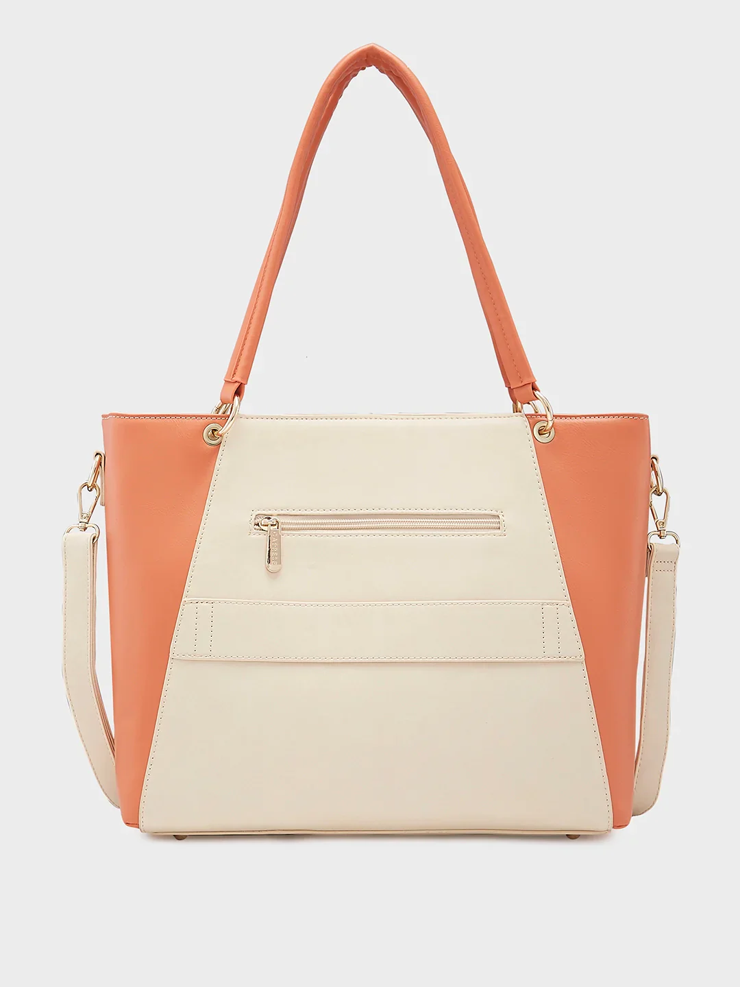 Caprese Shelby Large Beige Laptop Tote Bag - Image 5