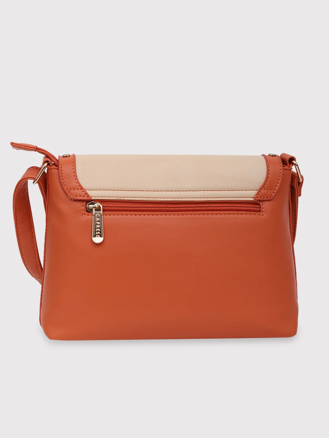 Caprese Shelby Medium Beige Sling Bag - Image 4