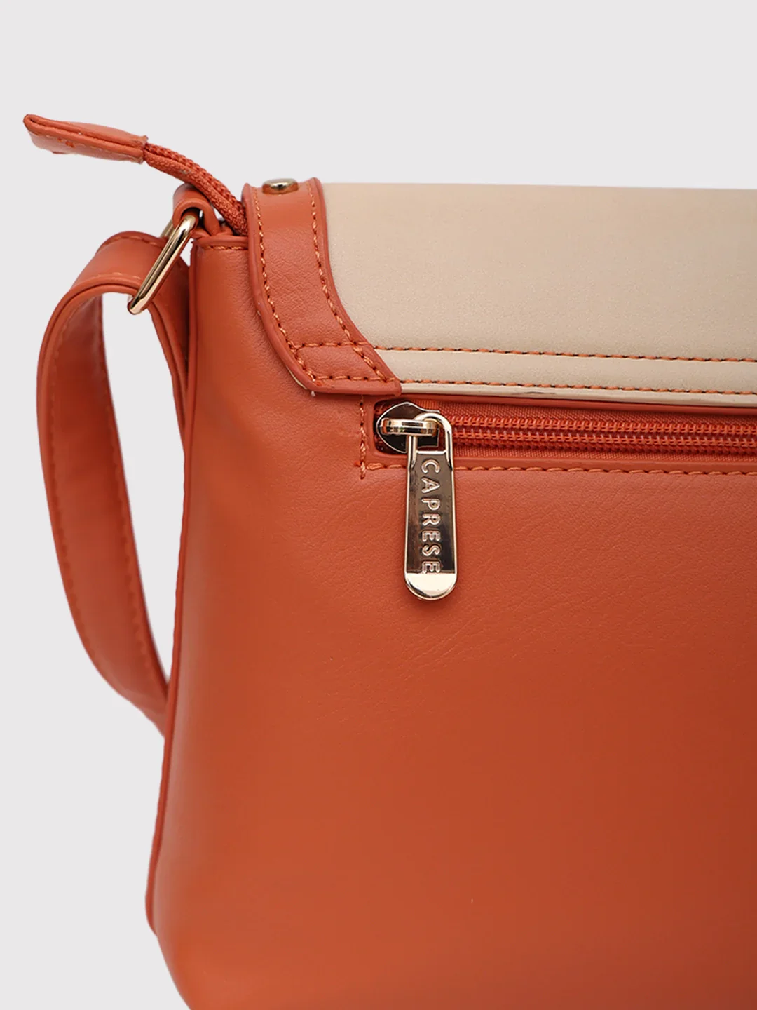 Caprese Shelby Medium Beige Sling Bag - Image 6