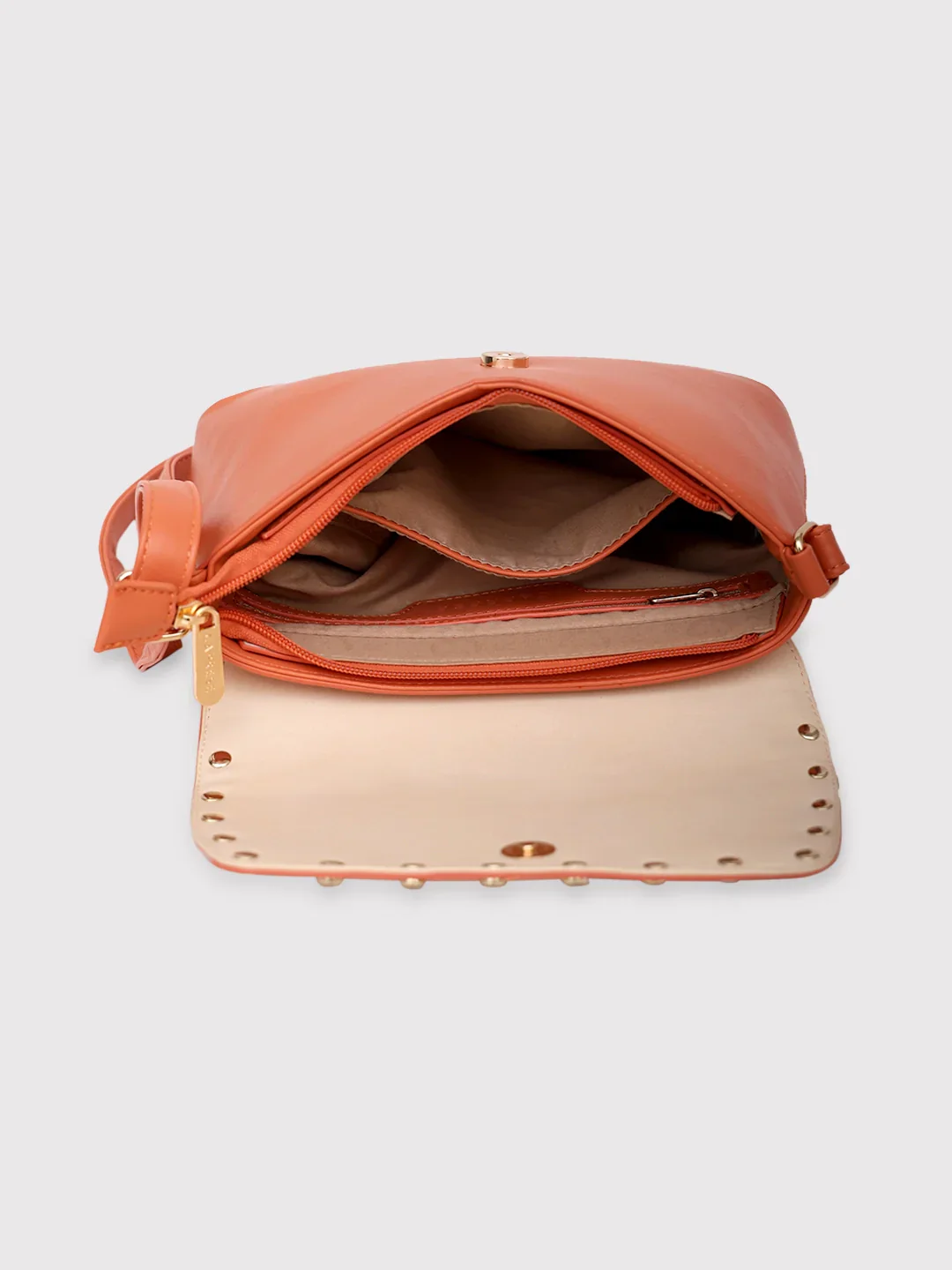 Caprese Shelby Medium Beige Sling Bag - Image 8