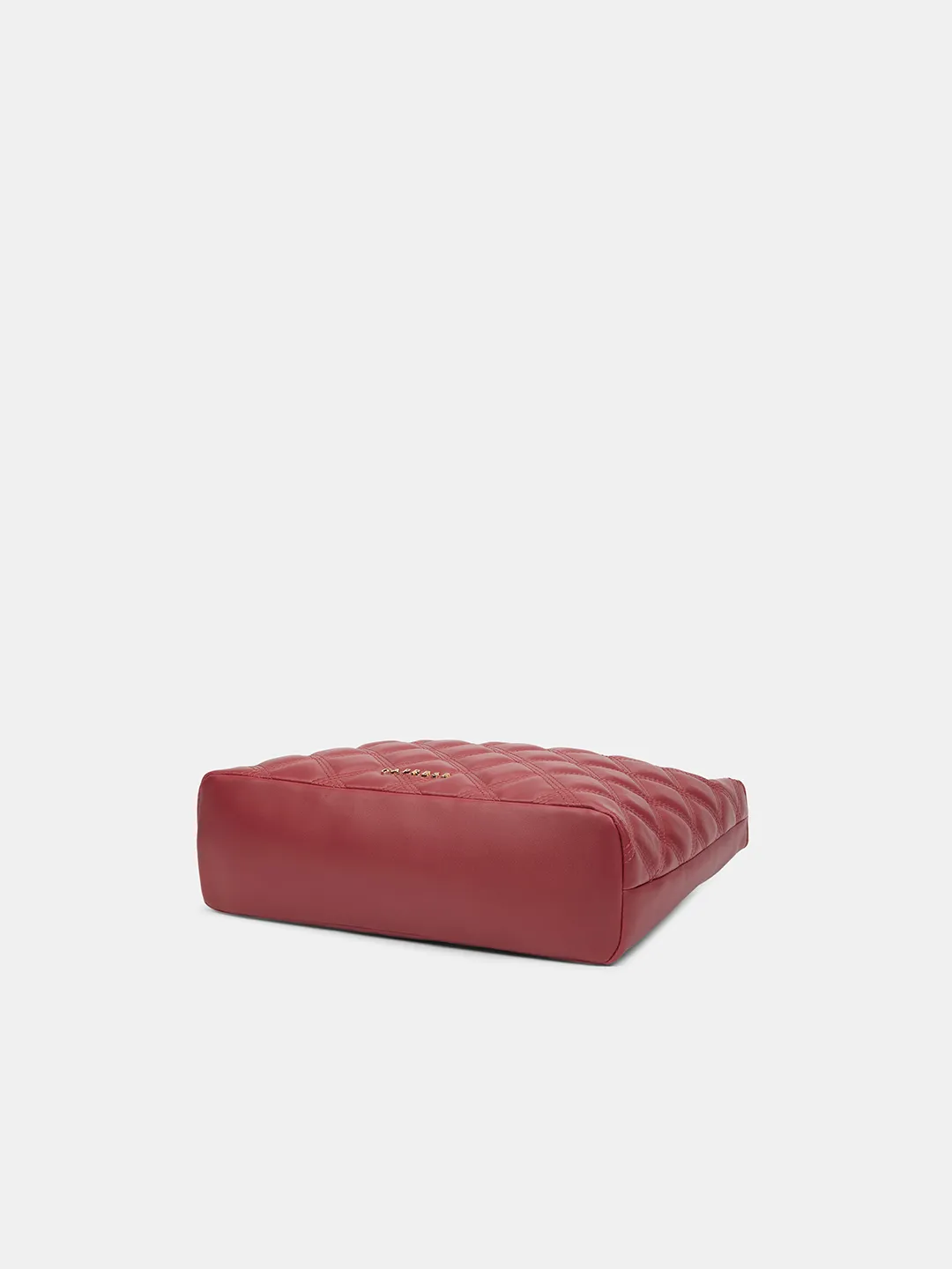 Caprese Shereen Large Cherry Red Baguette Bag - Image 6