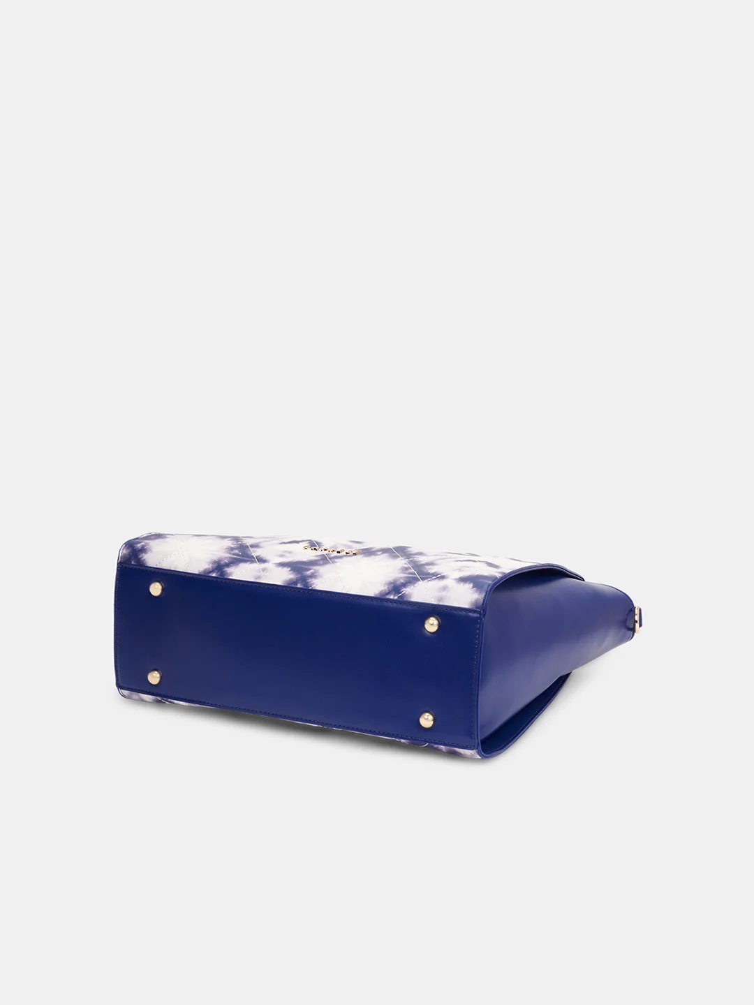 Caprese Shibori Large Blue Satchel Bag - Image 5