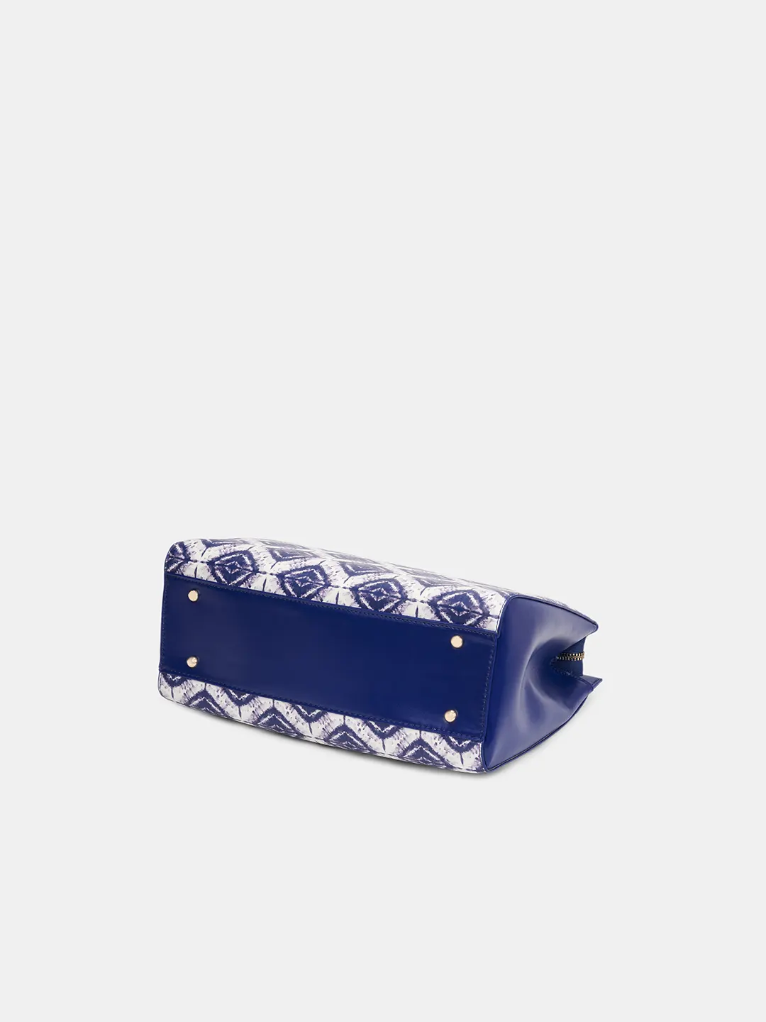 Caprese Shibori Medium Blue Satchel Bag - Image 5