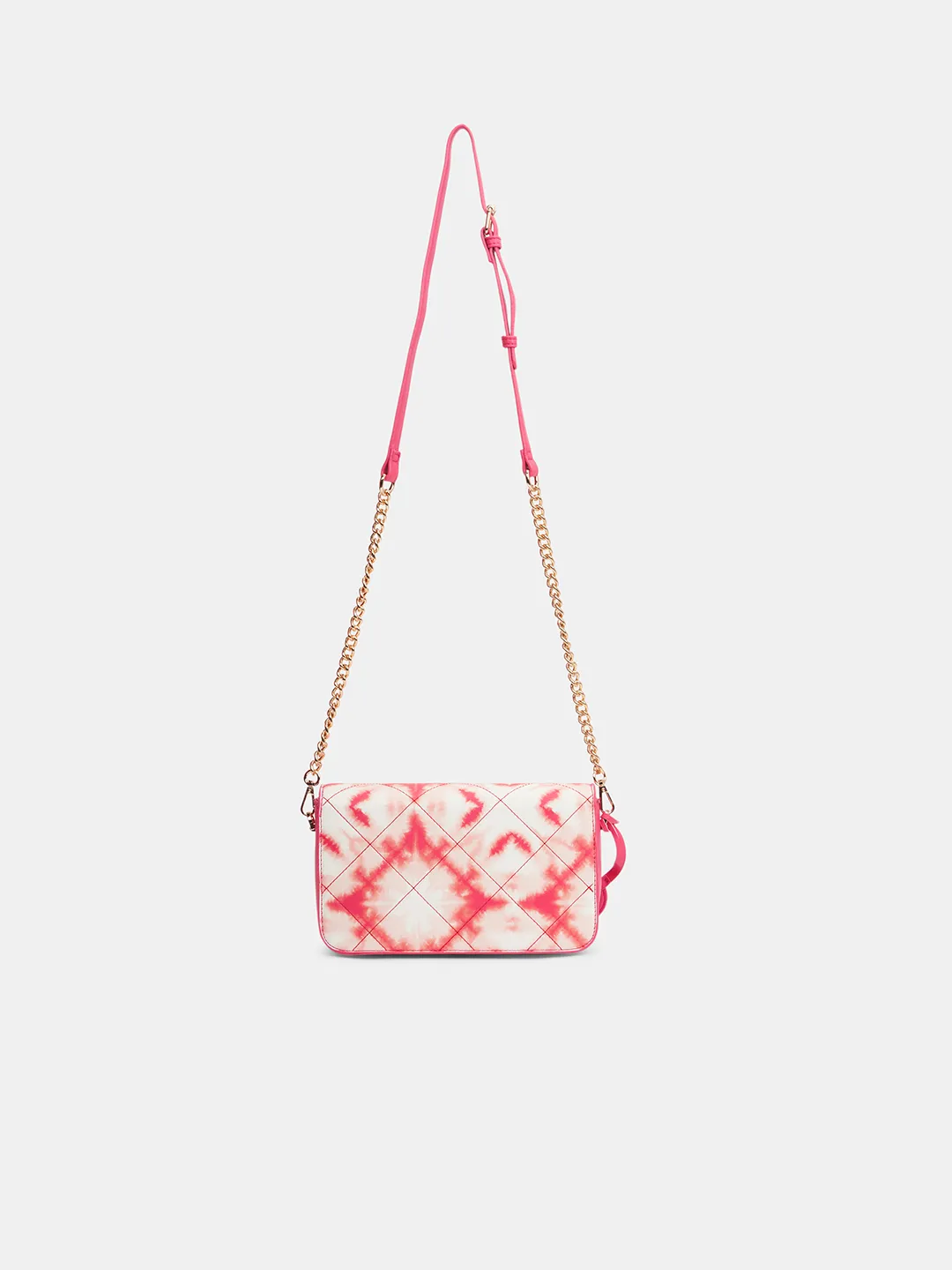 Caprese Shibori Medium Pink Sling Bag - Image 4