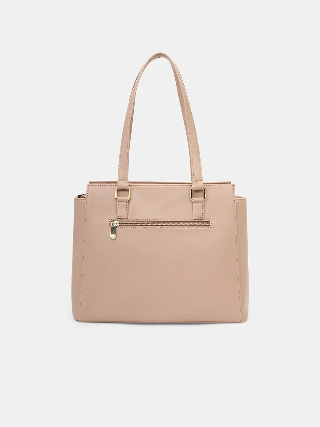 Caprese Shine Medium Dark Pink Tote Bag - Image 3