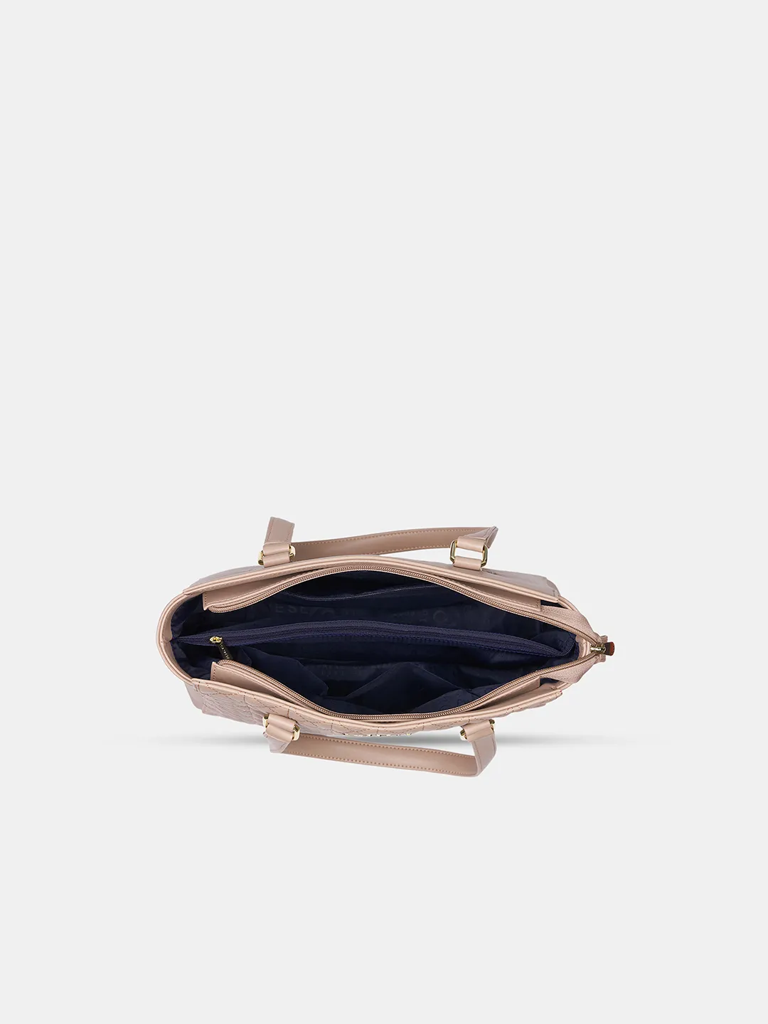 Caprese Shine Medium Dark Pink Tote Bag - Image 8