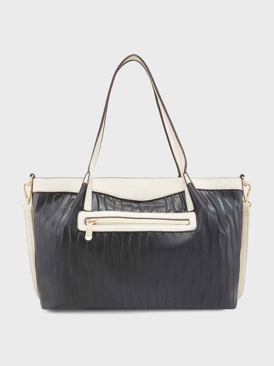 Caprese Shyla Large Black Satchel Bag - Image 4